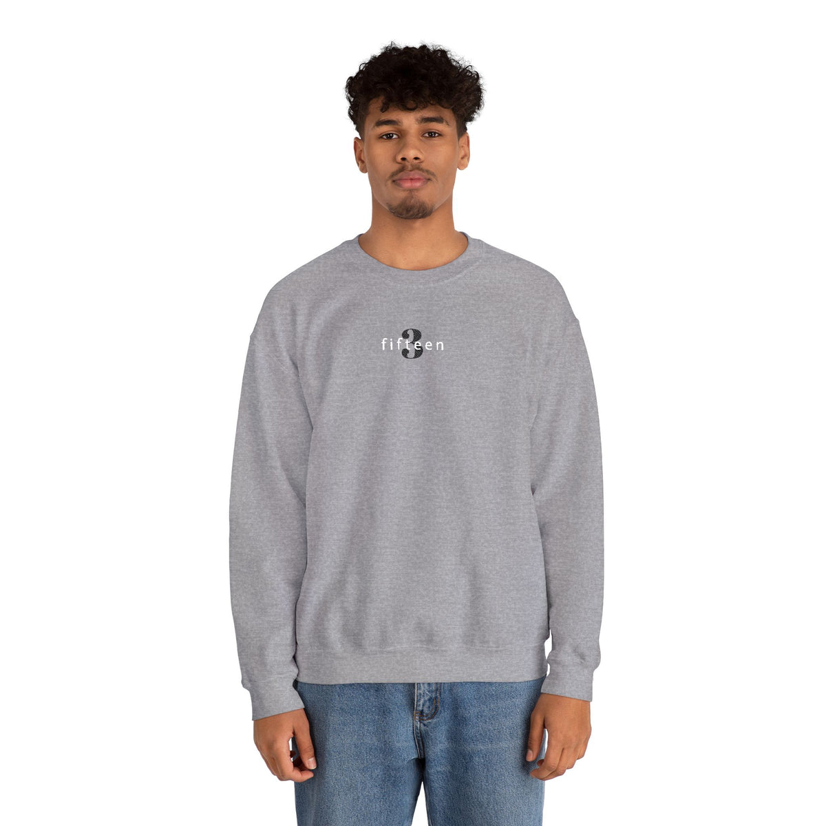 15 - Embroidered 3 Fifteen Crewneck Sweatshirt