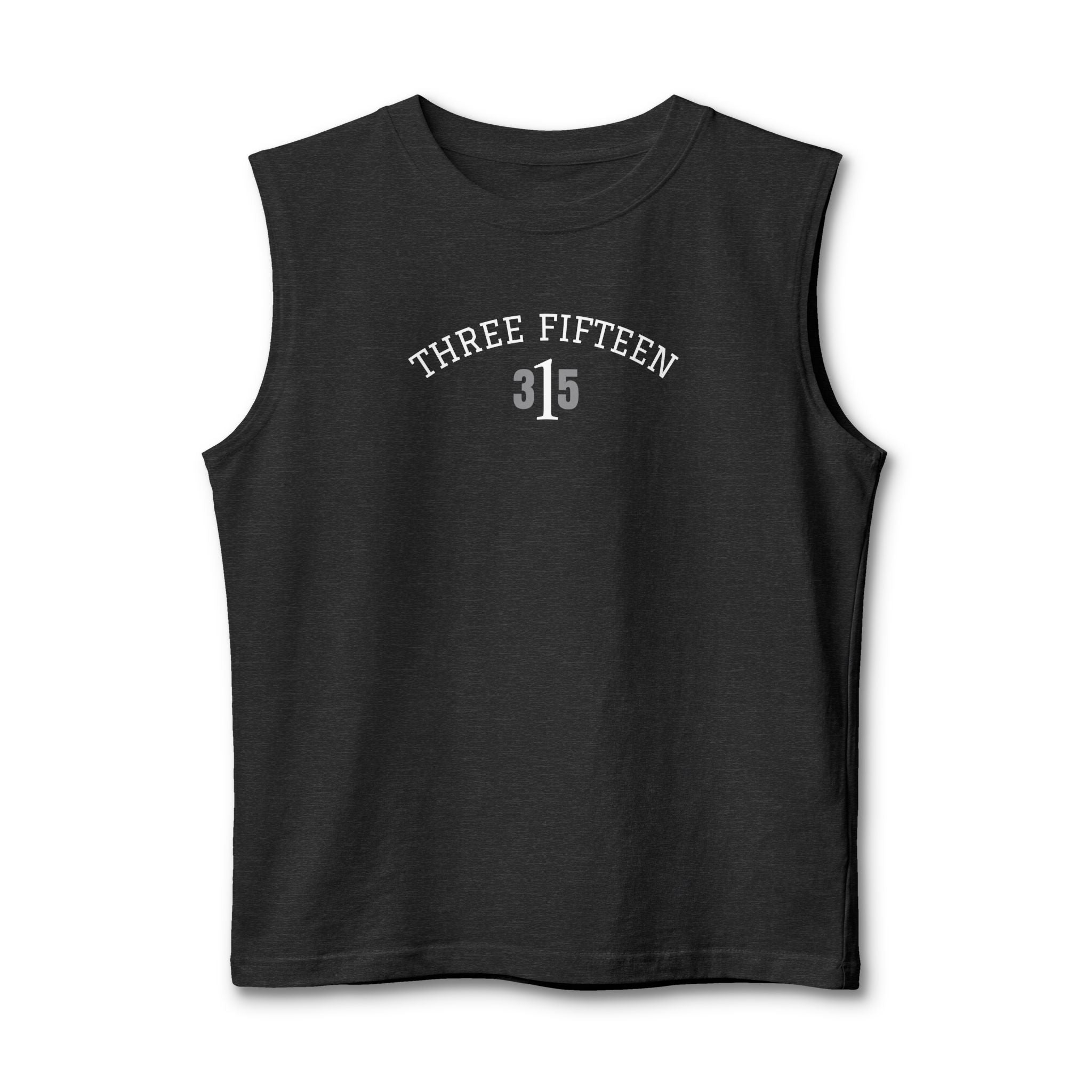 1131 - Muscle Tank — 'the 315' Minimalist Fitness Graphic Tank Top