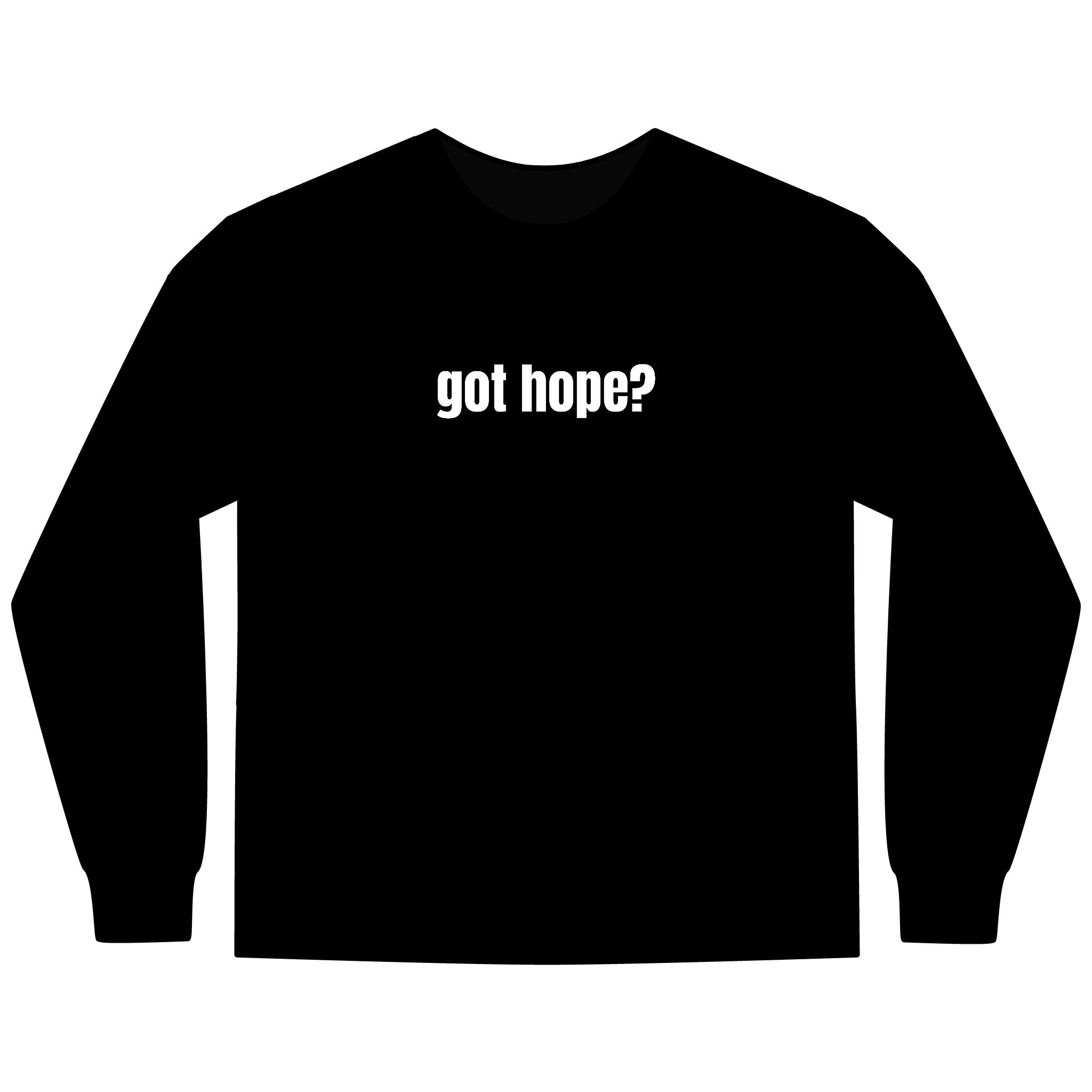 Go Into the World Multi Colors Hanes Garment-Dyed Long Sleeve T-Shirt with 315 Print