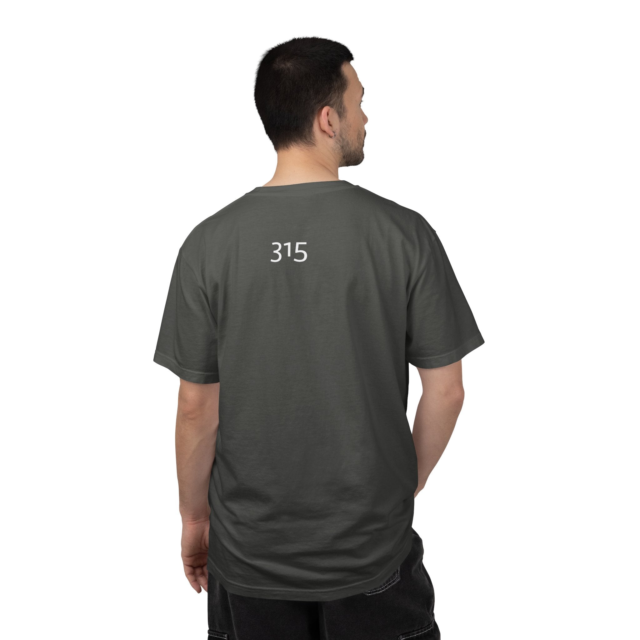 1 - Multi Colors Three Fifteen Cursive Graphic T-Shirt