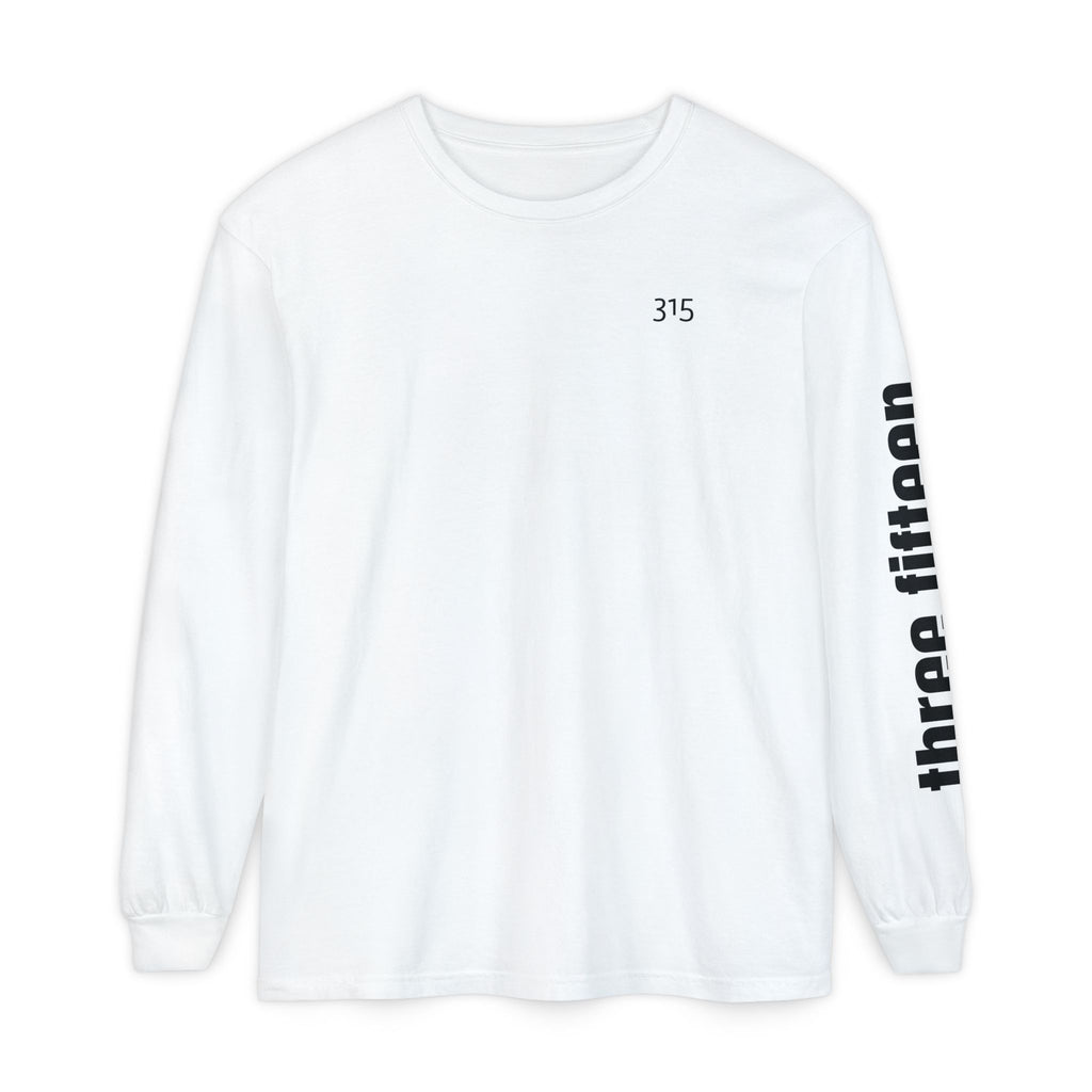 12 - 315 Three Fifteen Multi Color Unisex Long Sleeve T-Shirt - Inspirational Casual Wear