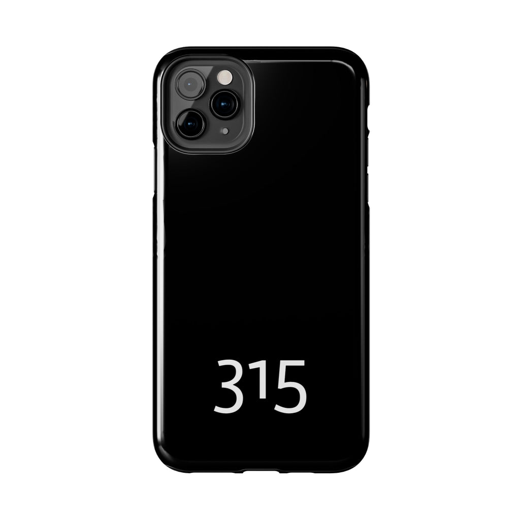 36 - Phone case 315 Tough Phone Case — Motivational Black Protective Cover