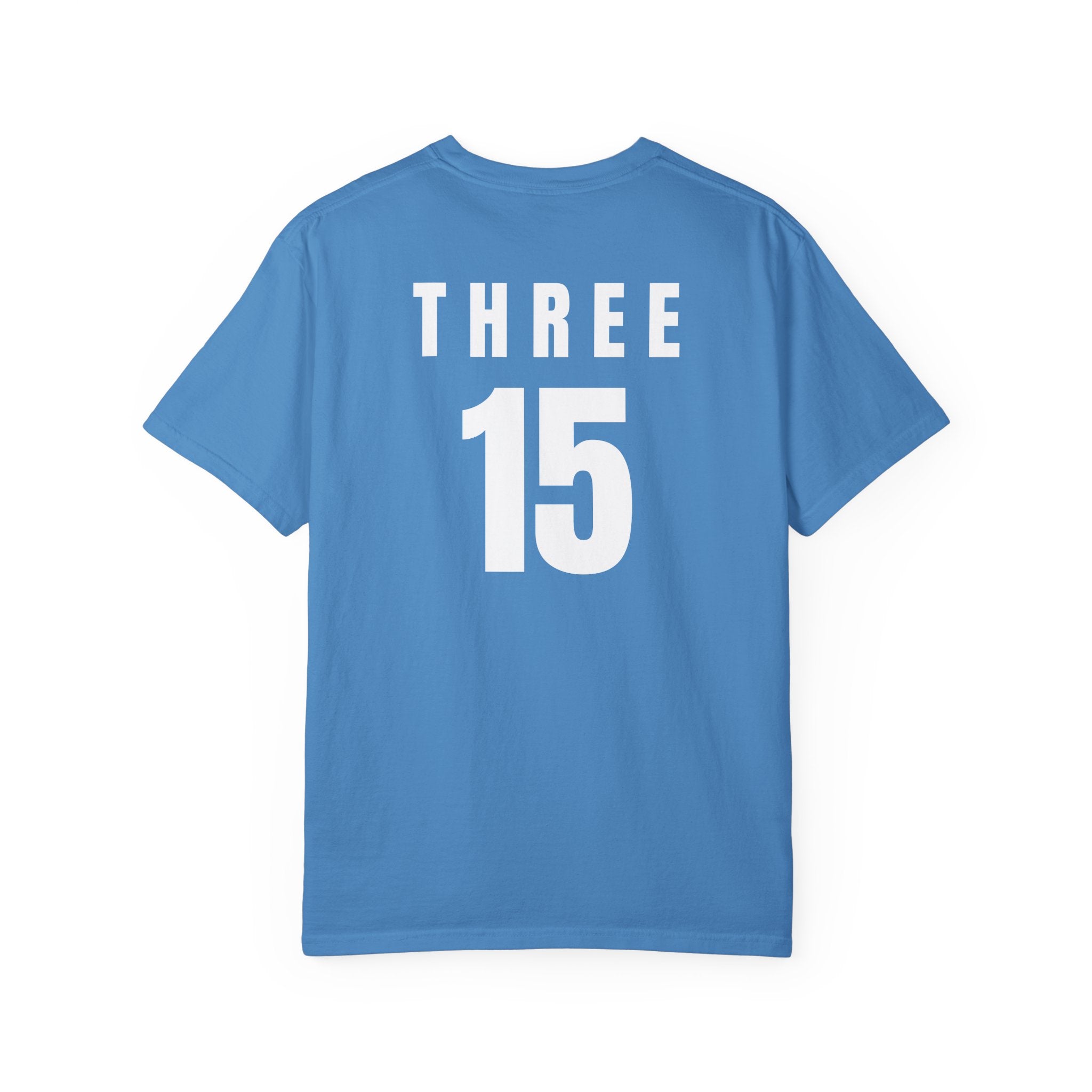 1 - Three 15 Multi Colors Front and Back Graphic T-Shirt