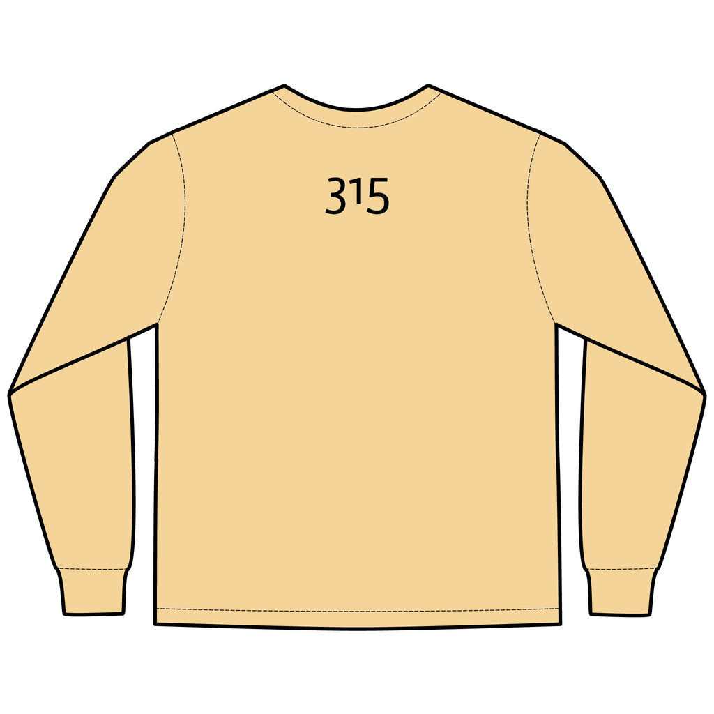 Copy of HOPE Matters Multi Colors Hanes Garment-Dyed Long Sleeve T-Shirt with 315 Print