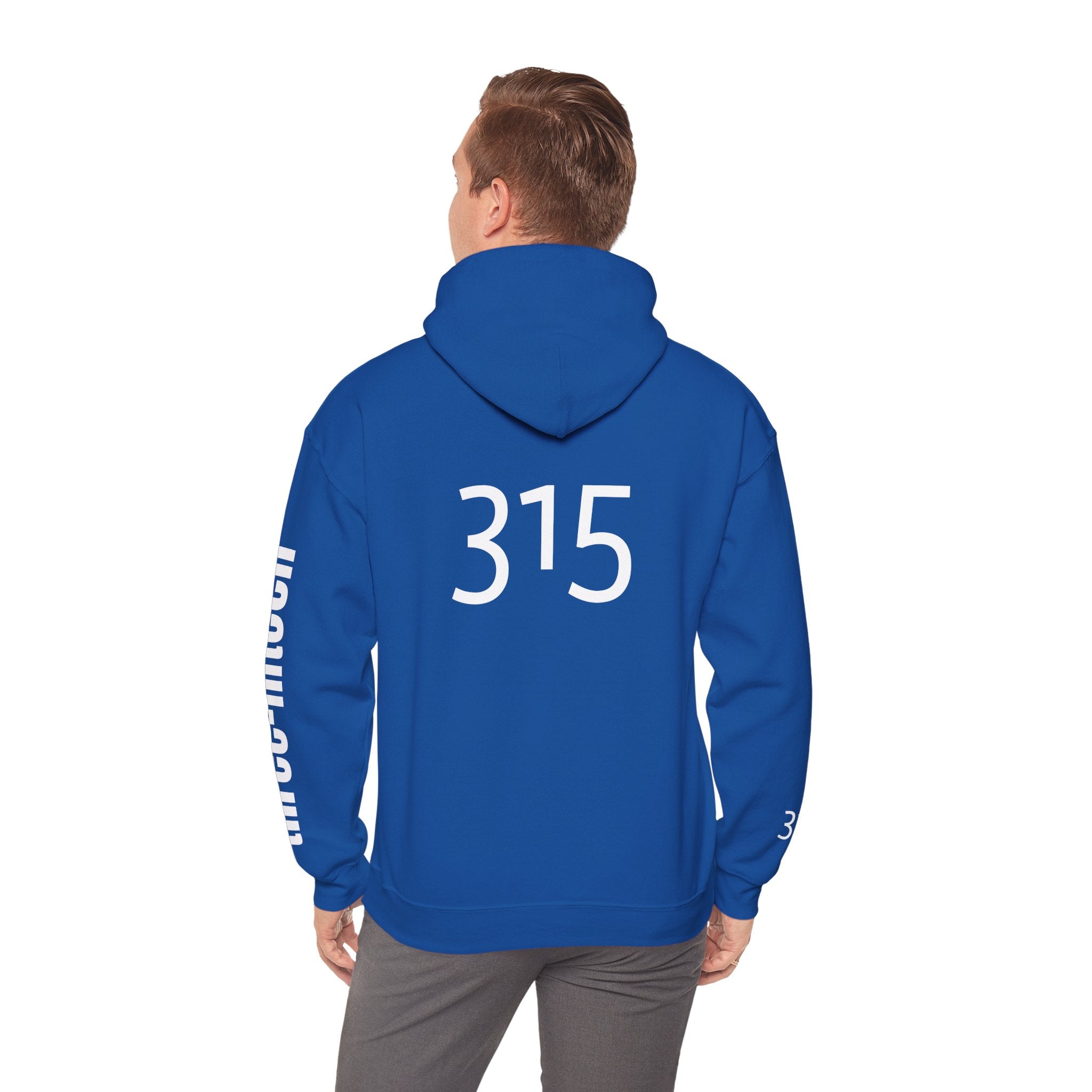 16 - Multi Color Printed Three-Fifteen Inspirational Quote Hoodie - This Isn't The End Of My Story