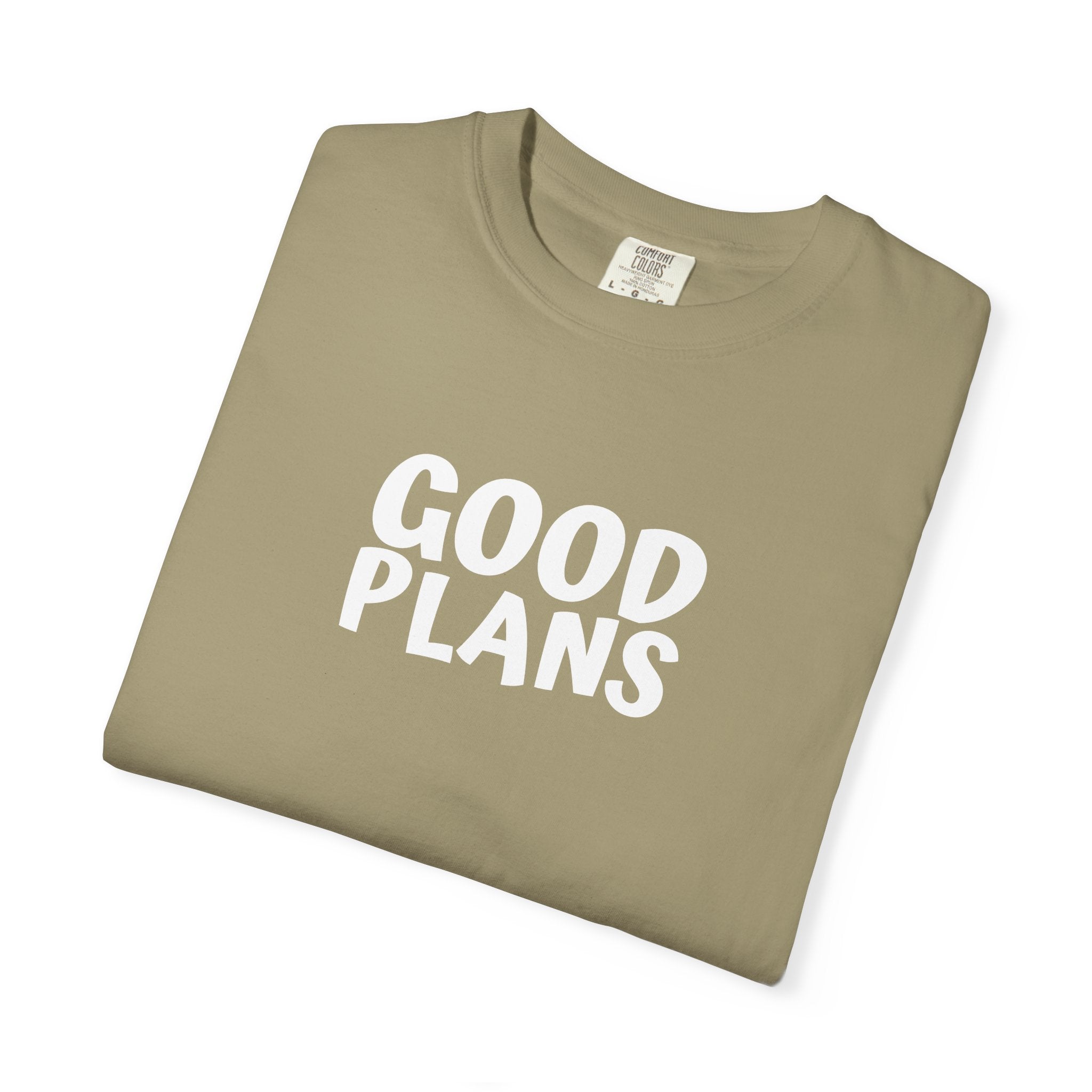 1 - Multi Colors  “Good Plans” Graphic T-Shirt