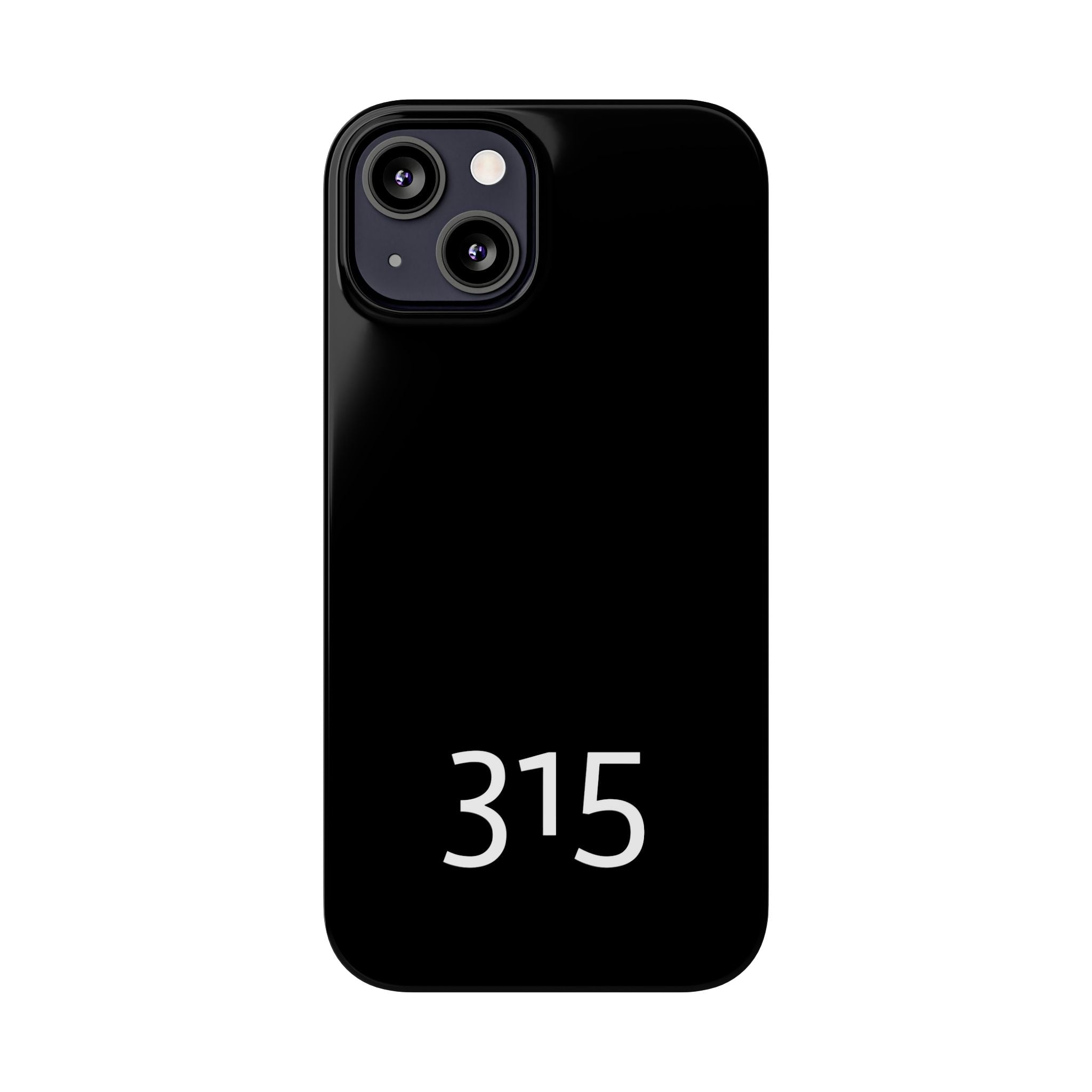 36 - Phone case 315 Slim Phone Case — Motivational Black Protective Cover