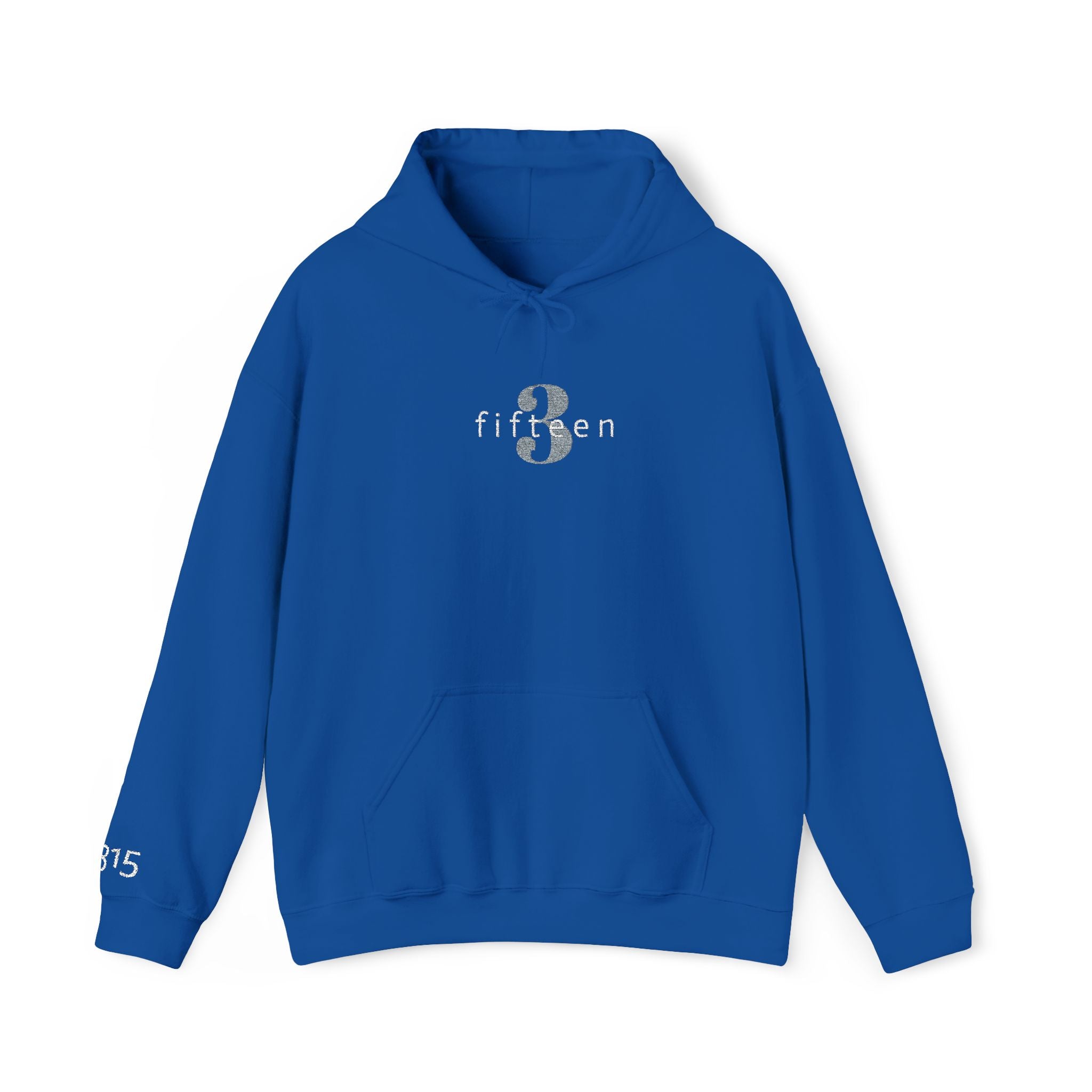 16 - Hoodie 3 Fifteen Embroidered Hoodie Multi Color - Hope Matters - Hoodie — Minimal Black Square Anchor Logo Pullover