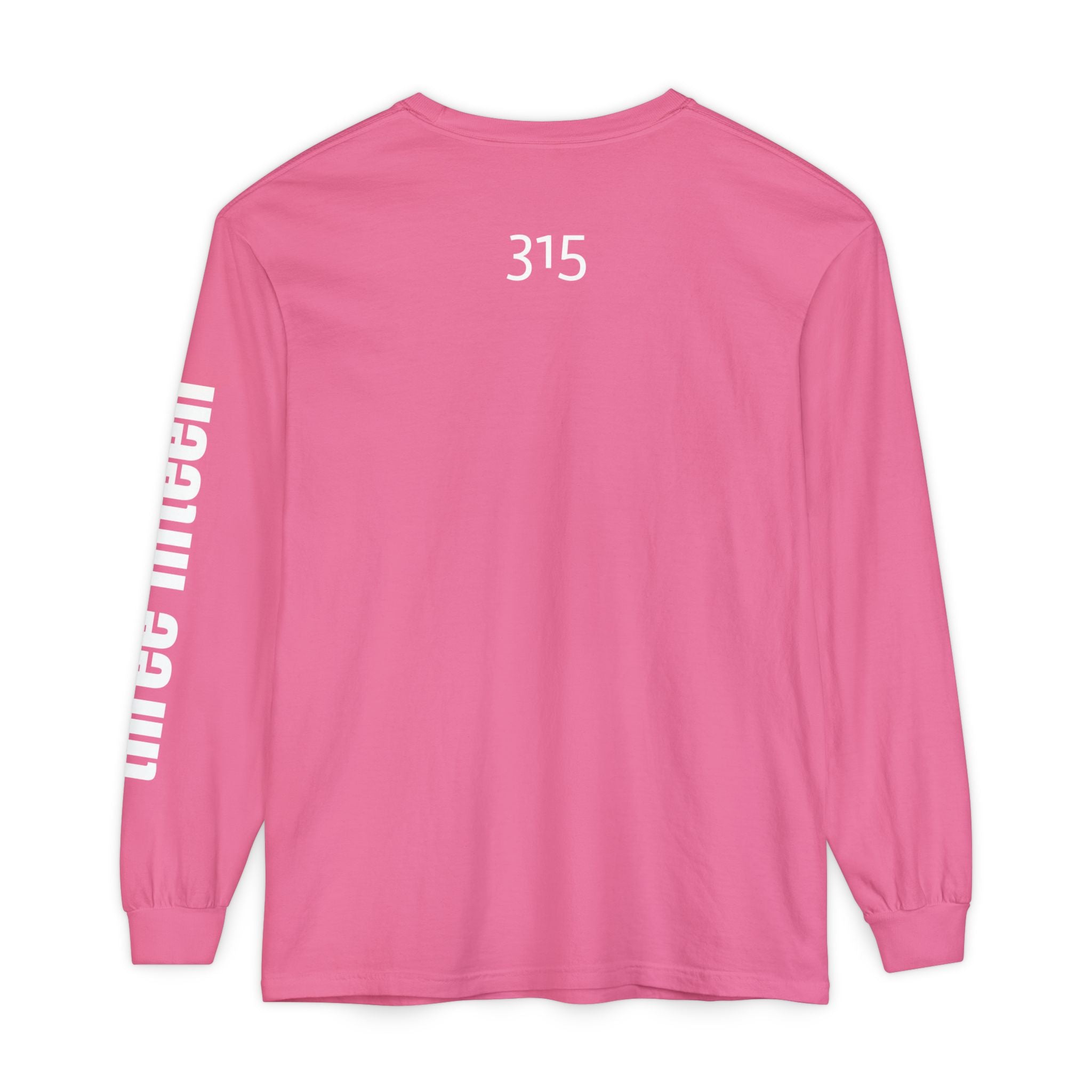12 - 315 Three Fifteen Multi Color Unisex Long Sleeve T-Shirt - Inspirational Casual Wear
