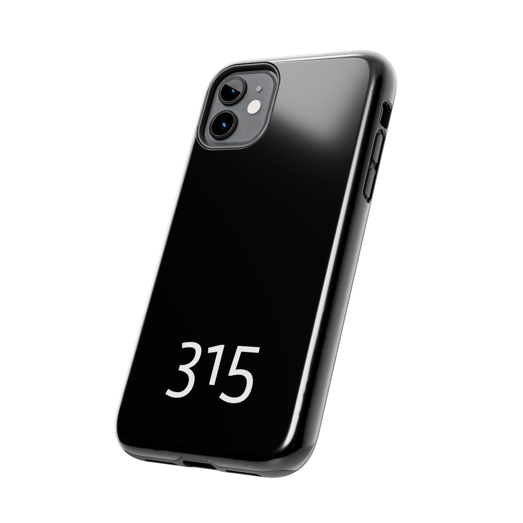 36 - Phone case 315 Tough Phone Case — Motivational Black Protective Cover