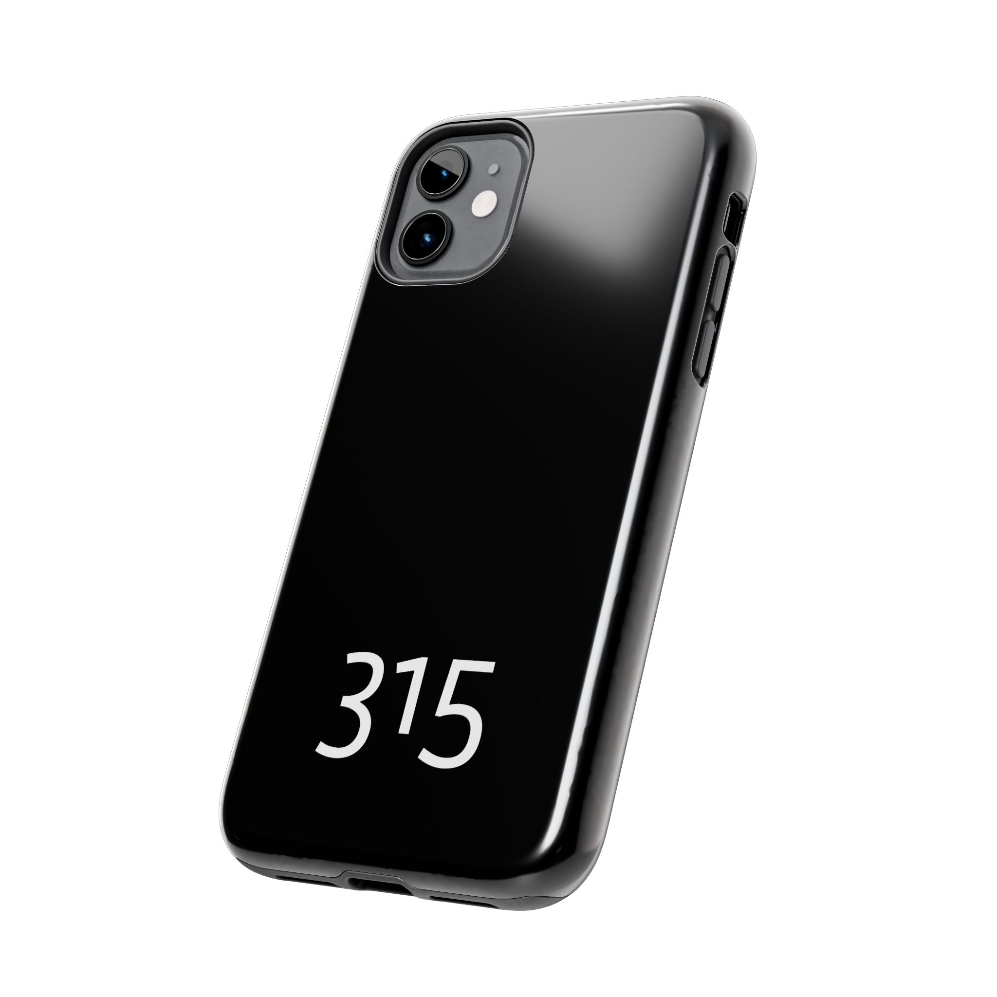 36 - Phone case 315 Tough Phone Case — Motivational Black Protective Cover