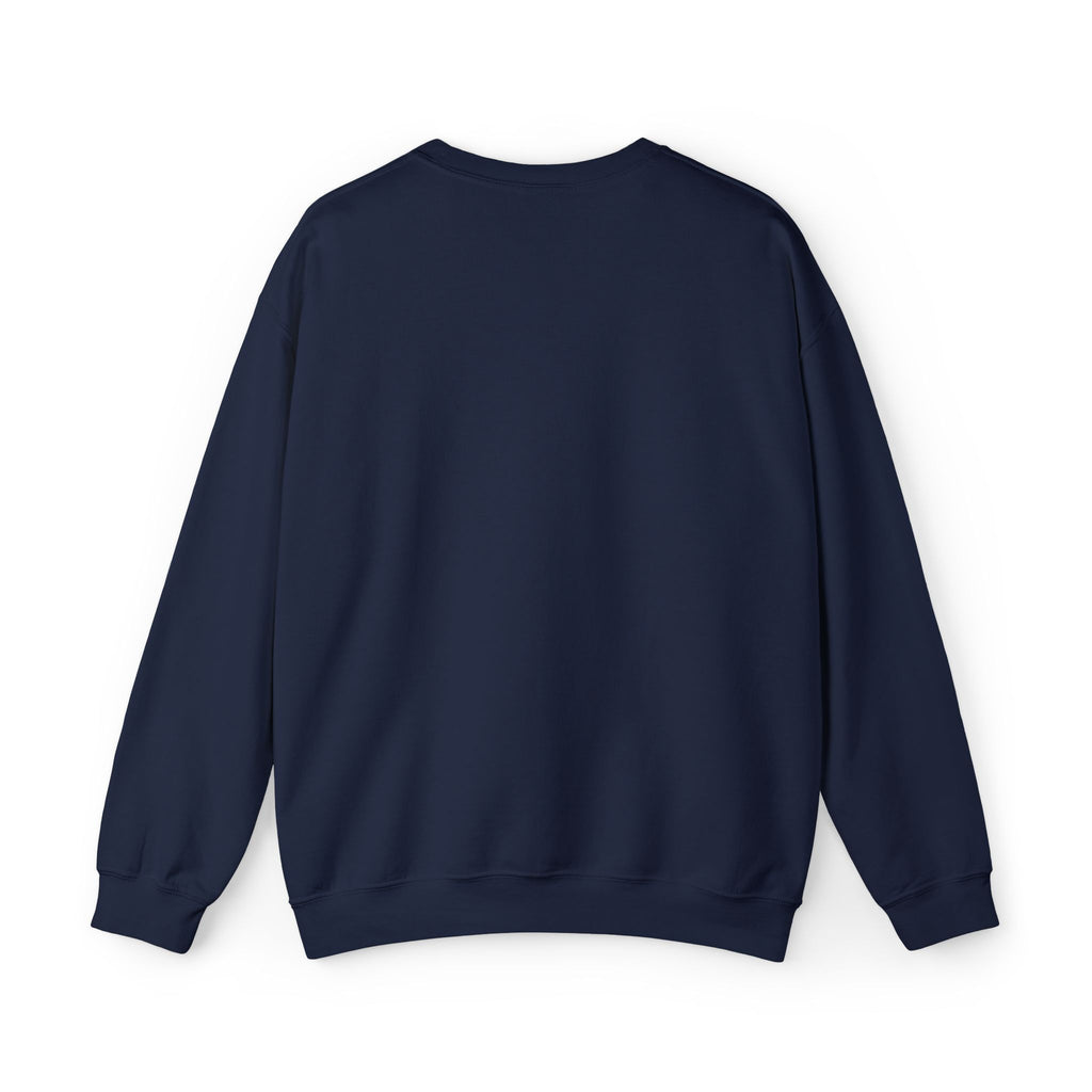 15 - Minimal '315' Embroidered Logo Crewneck Sweatshirt — White Casual Pullover