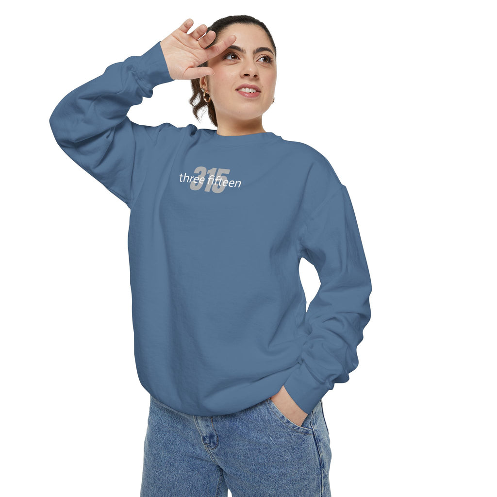 15 - Sweatshirt Bold 315 Multi Color - Embroidered Minimalist Logo Sweatshirt —Crewneck Casual Pullover