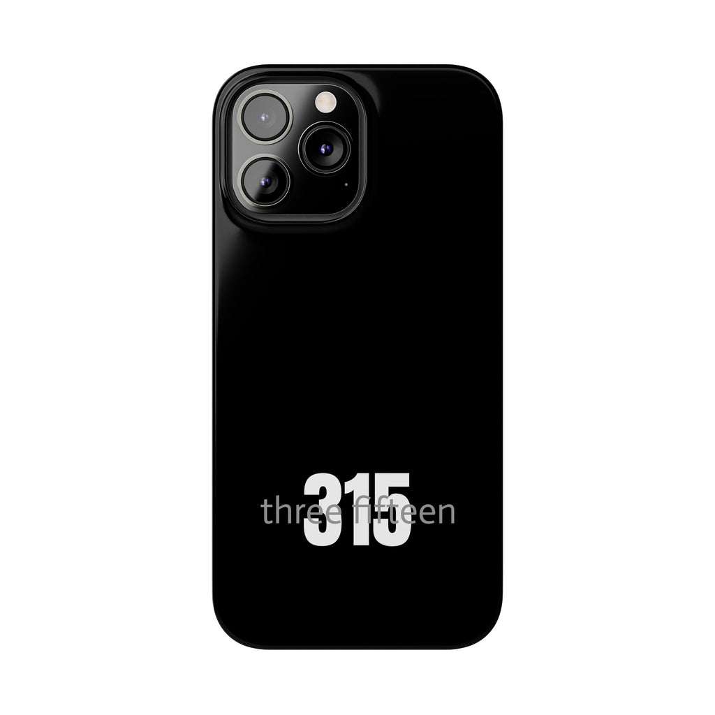 Copy of 36 - Phone case 315 Slim Phone Case — Motivational Black Protective Cover