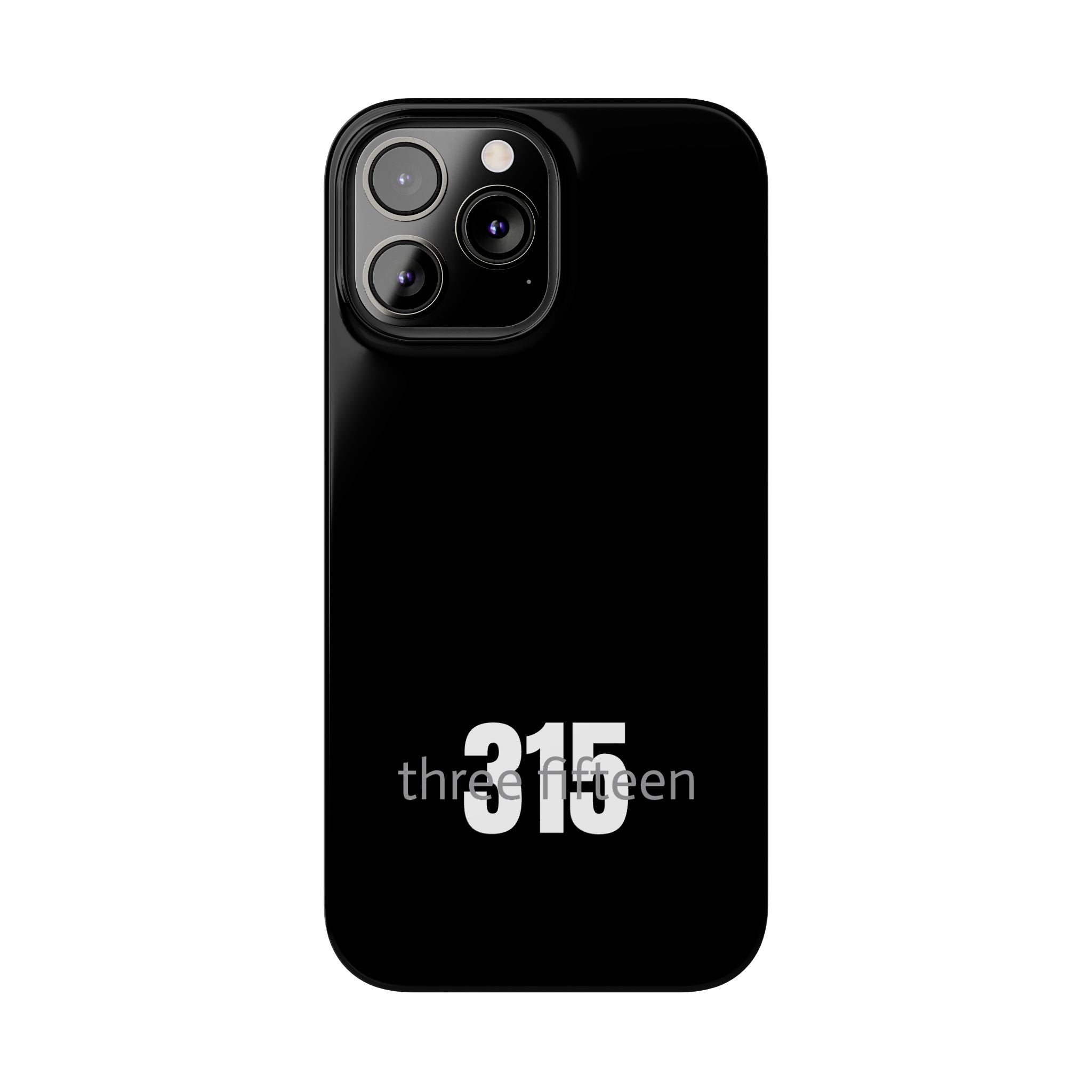 Copy of 36 - Phone case 315 Slim Phone Case — Motivational Black Protective Cover