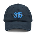 3 - Hat Distressed Embroidered Bold 315 Dad Hat - Casual Chic Accessory