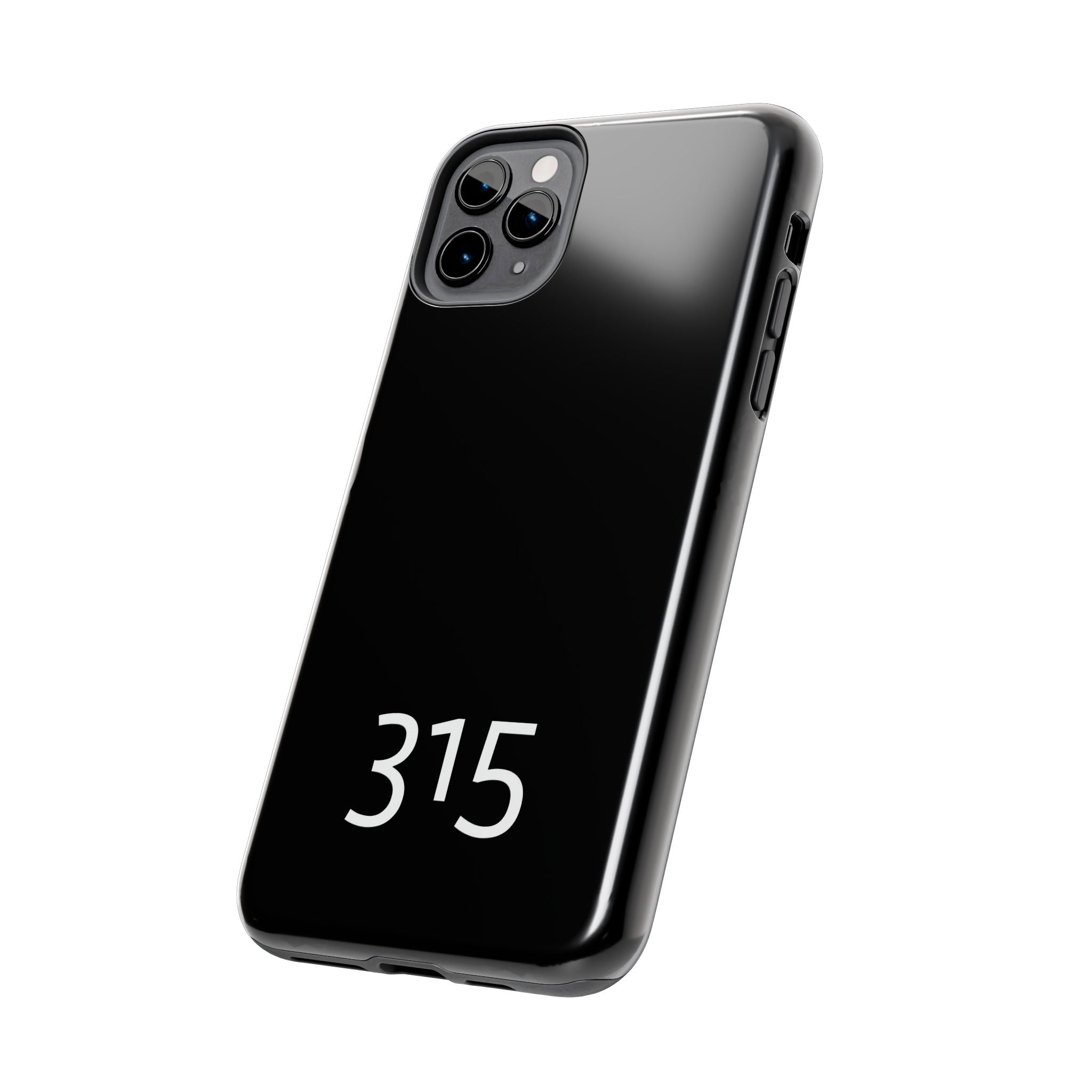 36 - Phone case 315 Tough Phone Case — Motivational Black Protective Cover