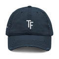 3 - Hat Distressed Embroidered TF Three Fifteen Dad Hat - Casual Chic Accessory
