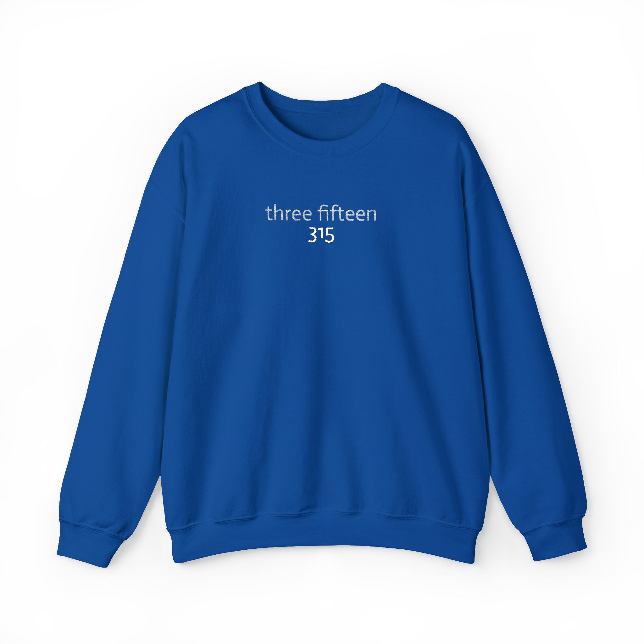 15 - Embroidered Three Fifteen 315 Crewneck Sweatshirt