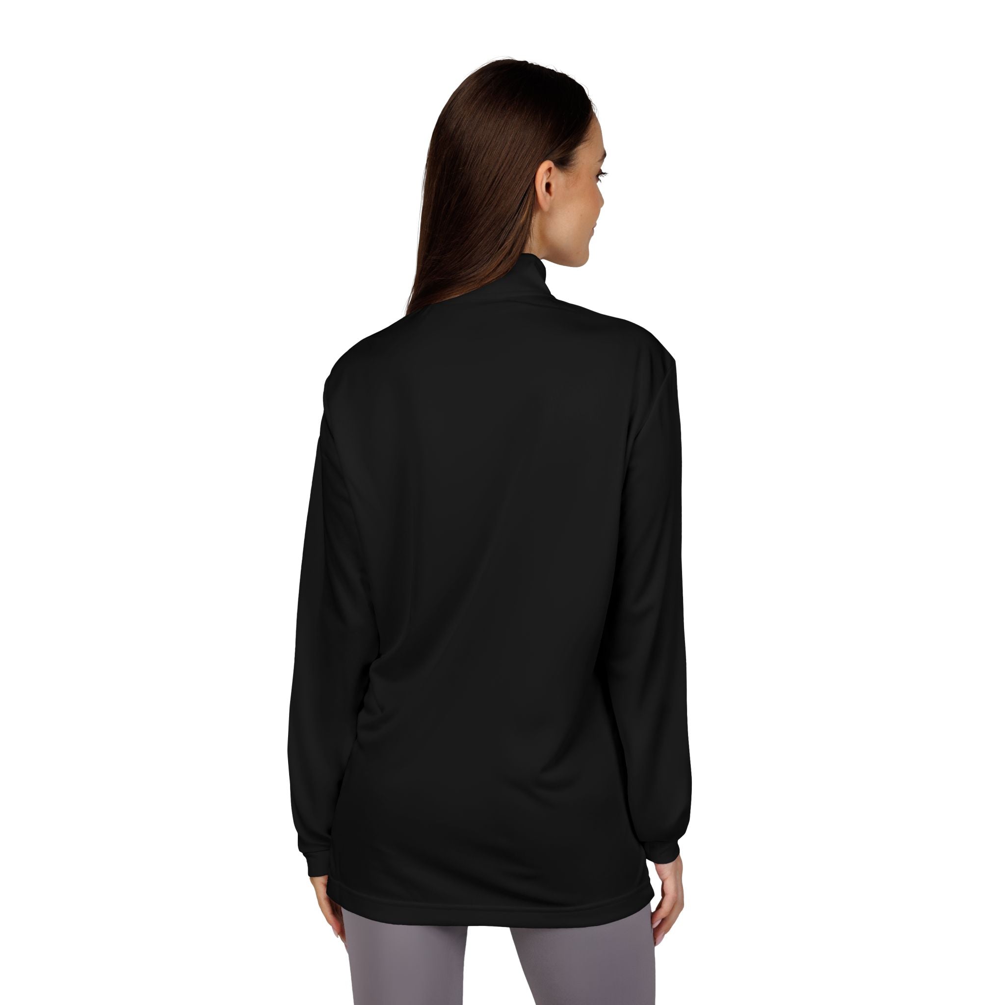 17 - Embroidered Adidas Quarter-Zip Pullover – White adidas® Performance Top