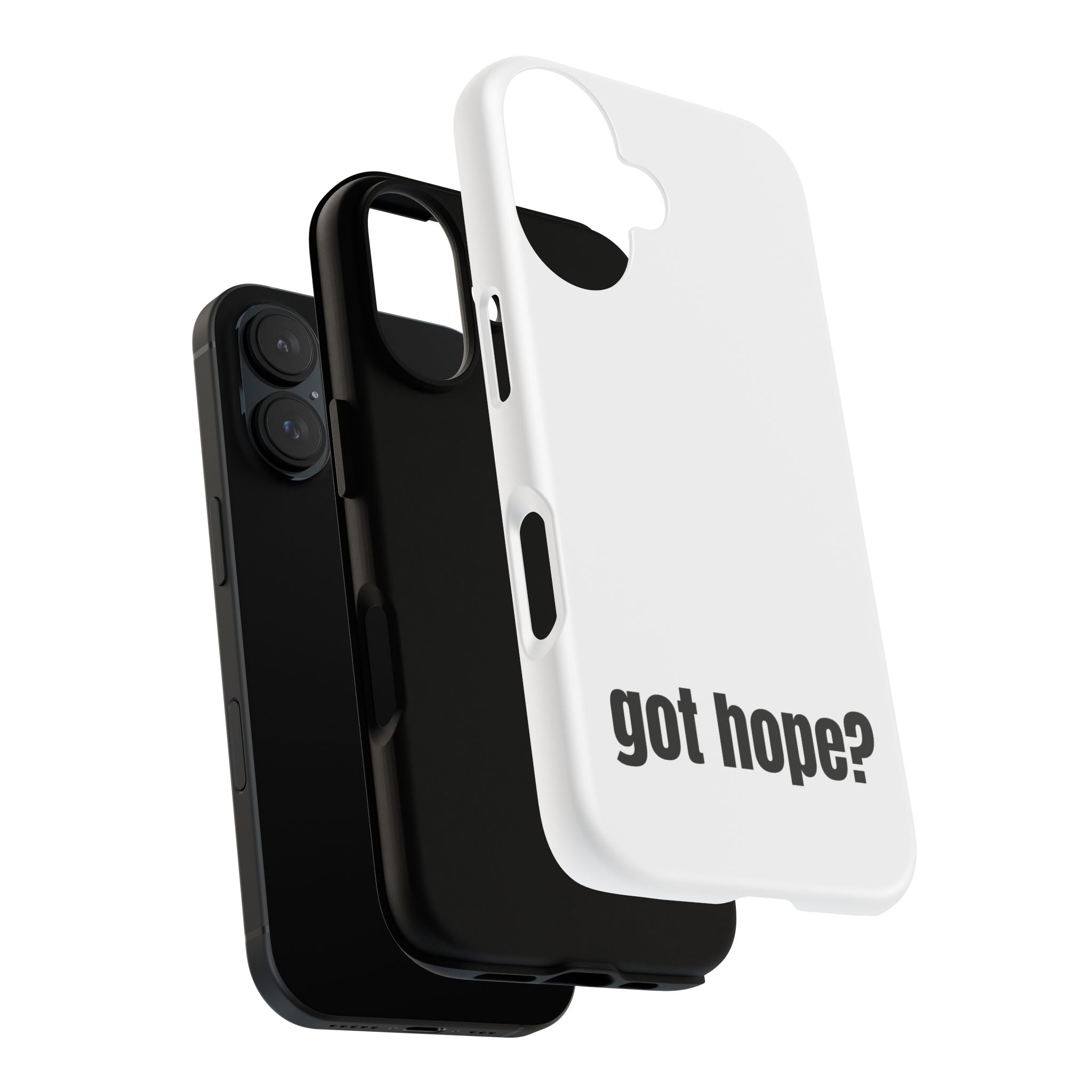 Phone Case — "got hope?" Minimalist Inspirational Protective Cover