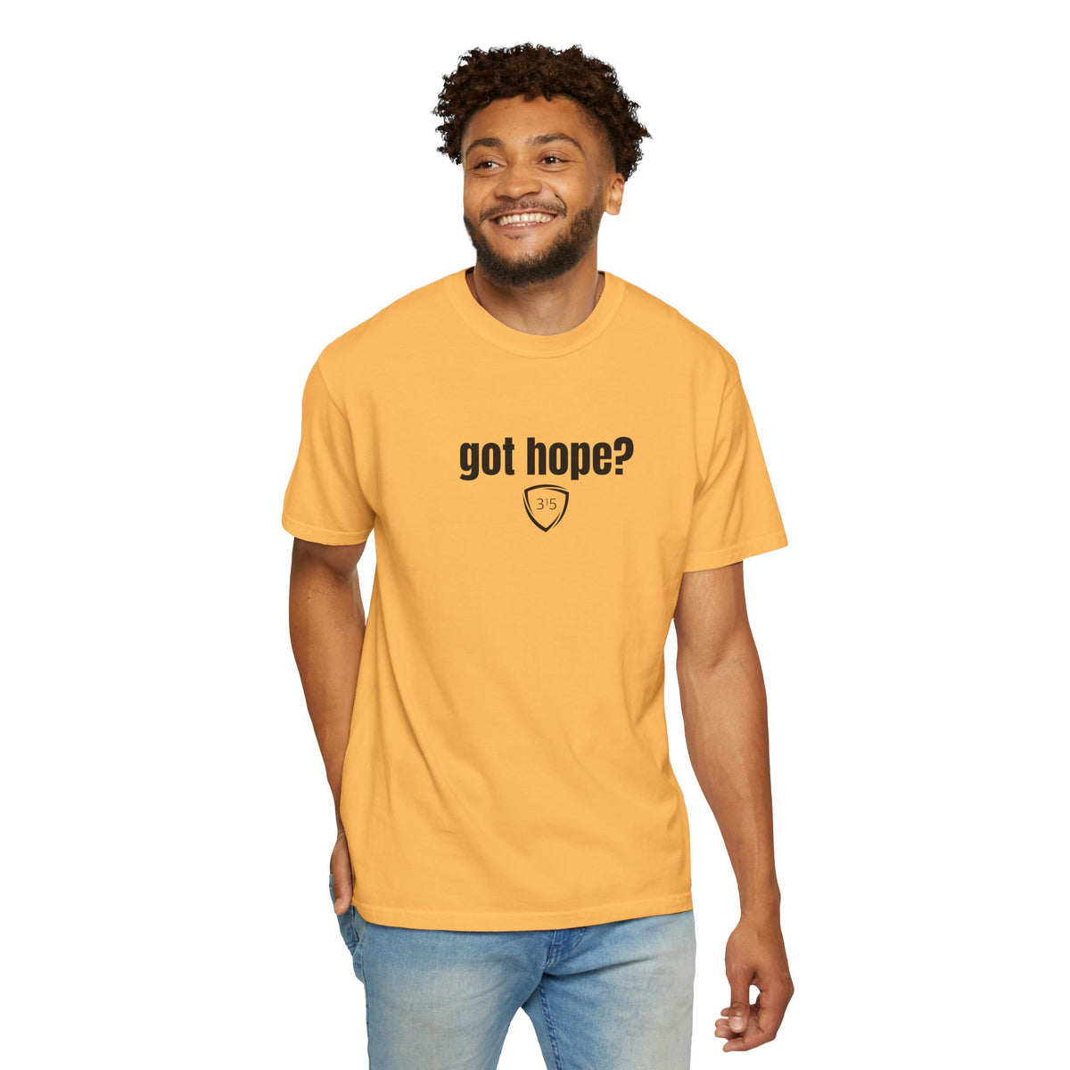 1 - Multi Colors Got Hope? Three Fifteen Shield Store Graphic T-Shirt