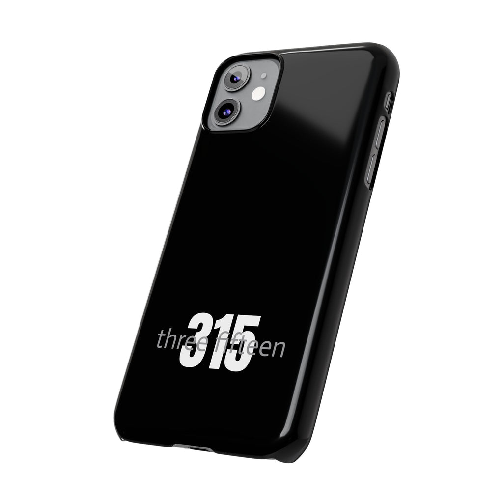 Copy of 36 - Phone case 315 Slim Phone Case — Motivational Black Protective Cover