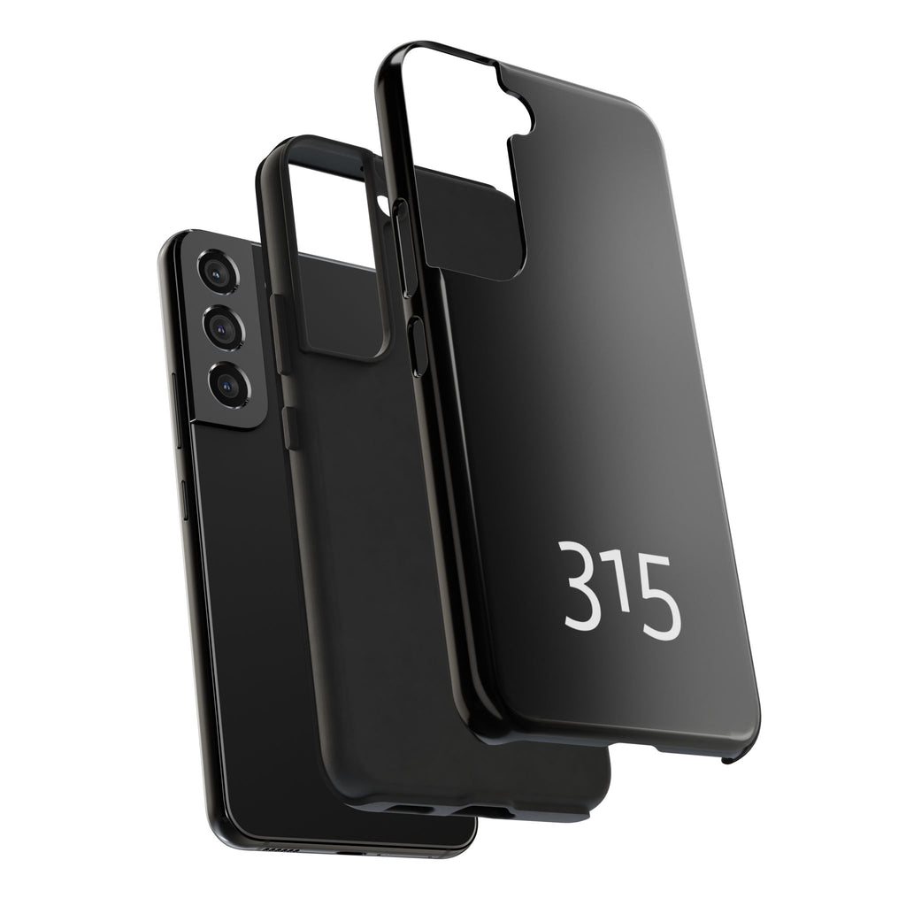 36 - Phone case 315 Tough Phone Case — Motivational Black Protective Cover
