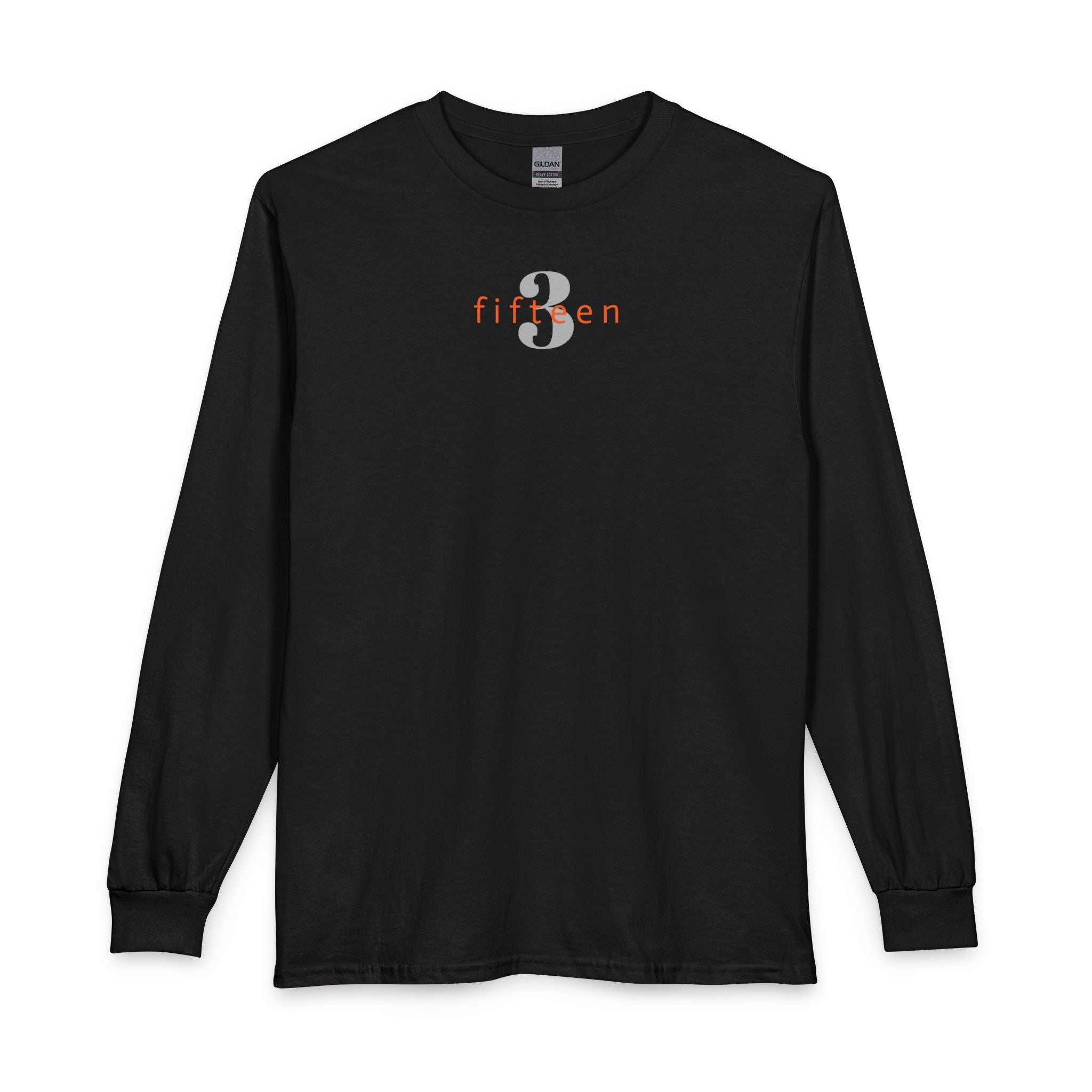 12 - Multi Colors Gildan 3 Fifteen Logo Long Sleeve Shirt — Minimal City Code Tee
