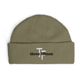 3 - Cuff Beanie — Embroidered "threefifteen" Logo Knit Hat