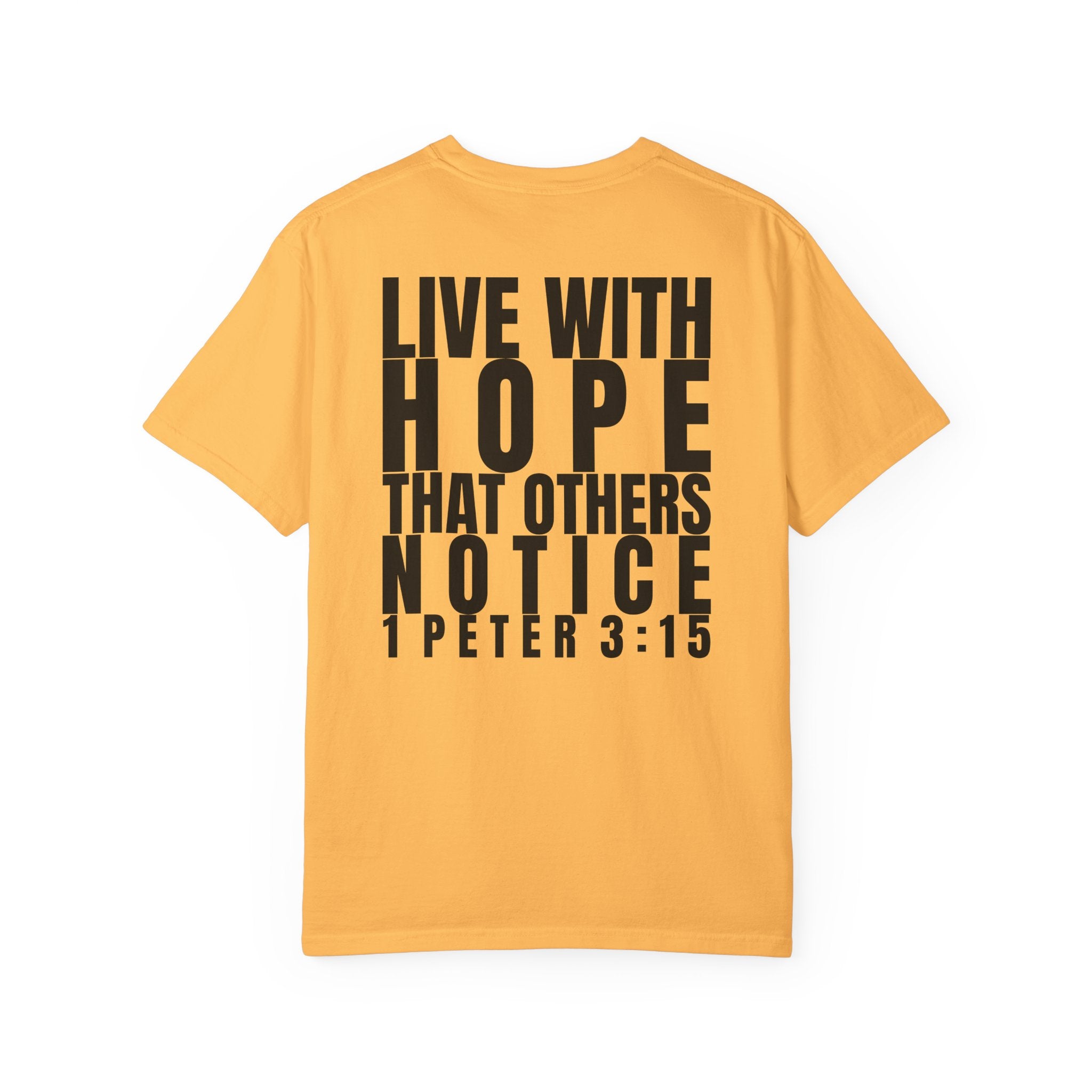 315 Multi Colors 315   “Live with Hope” Graphic T-Shirt