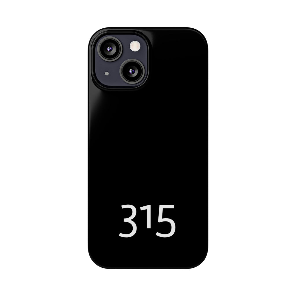 36 - Phone case 315 Slim Phone Case — Motivational Black Protective Cover