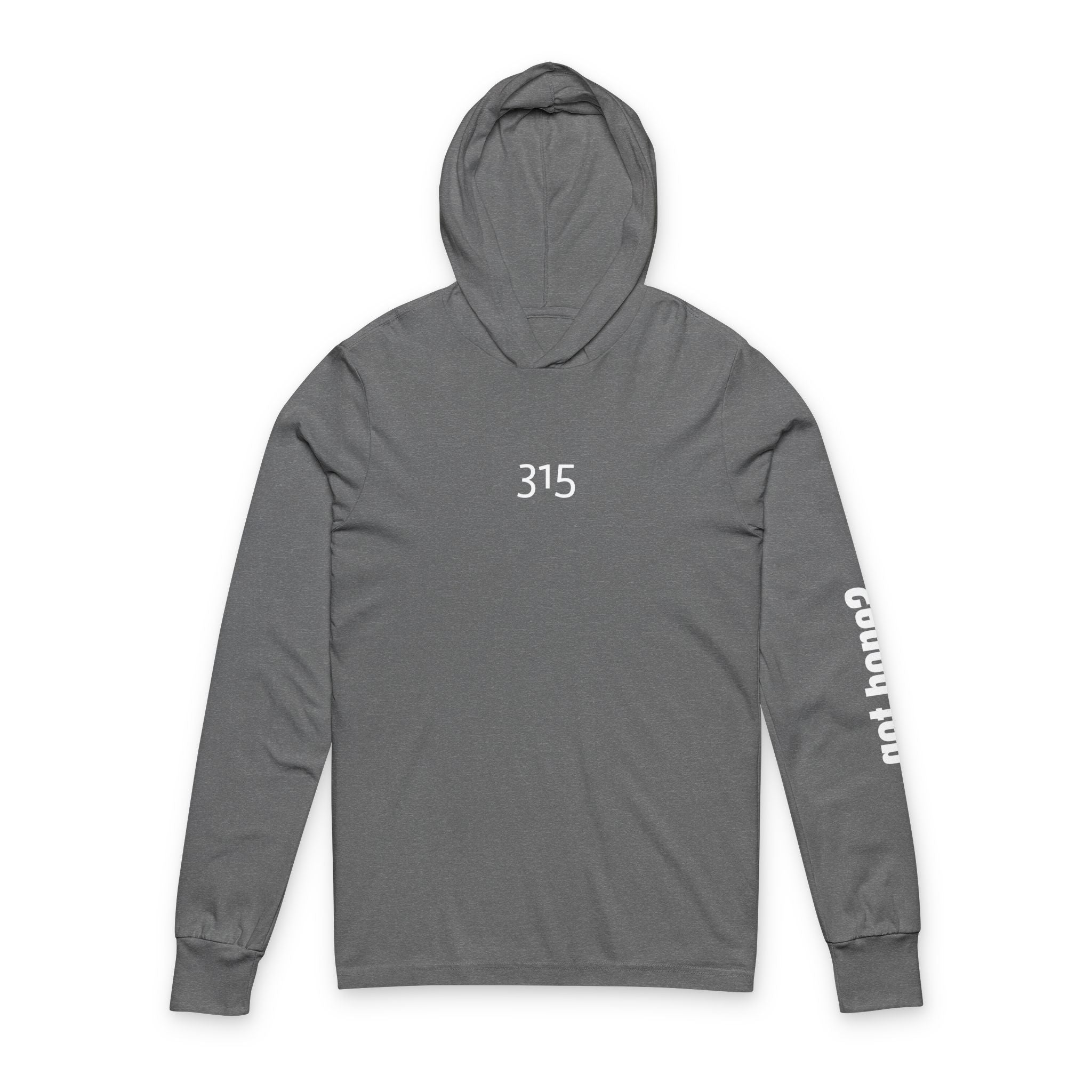 Multi Color Inspirational Unisex Hooded Long Sleeve Tee - "This Isn't the End of My Story"