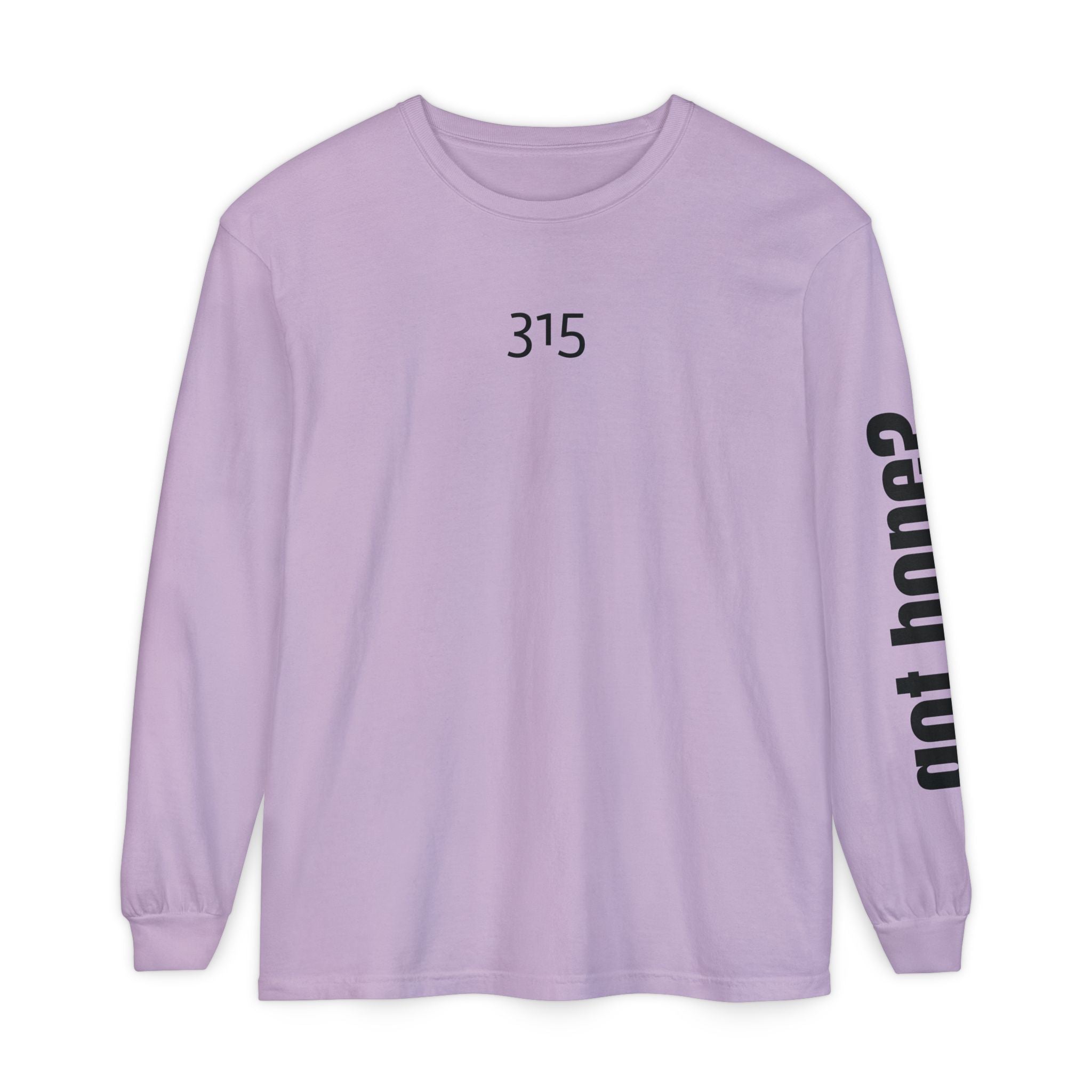 315 It’s the Journey Unisex Long Sleeve T-Shirt - Inspirational Casual Wear