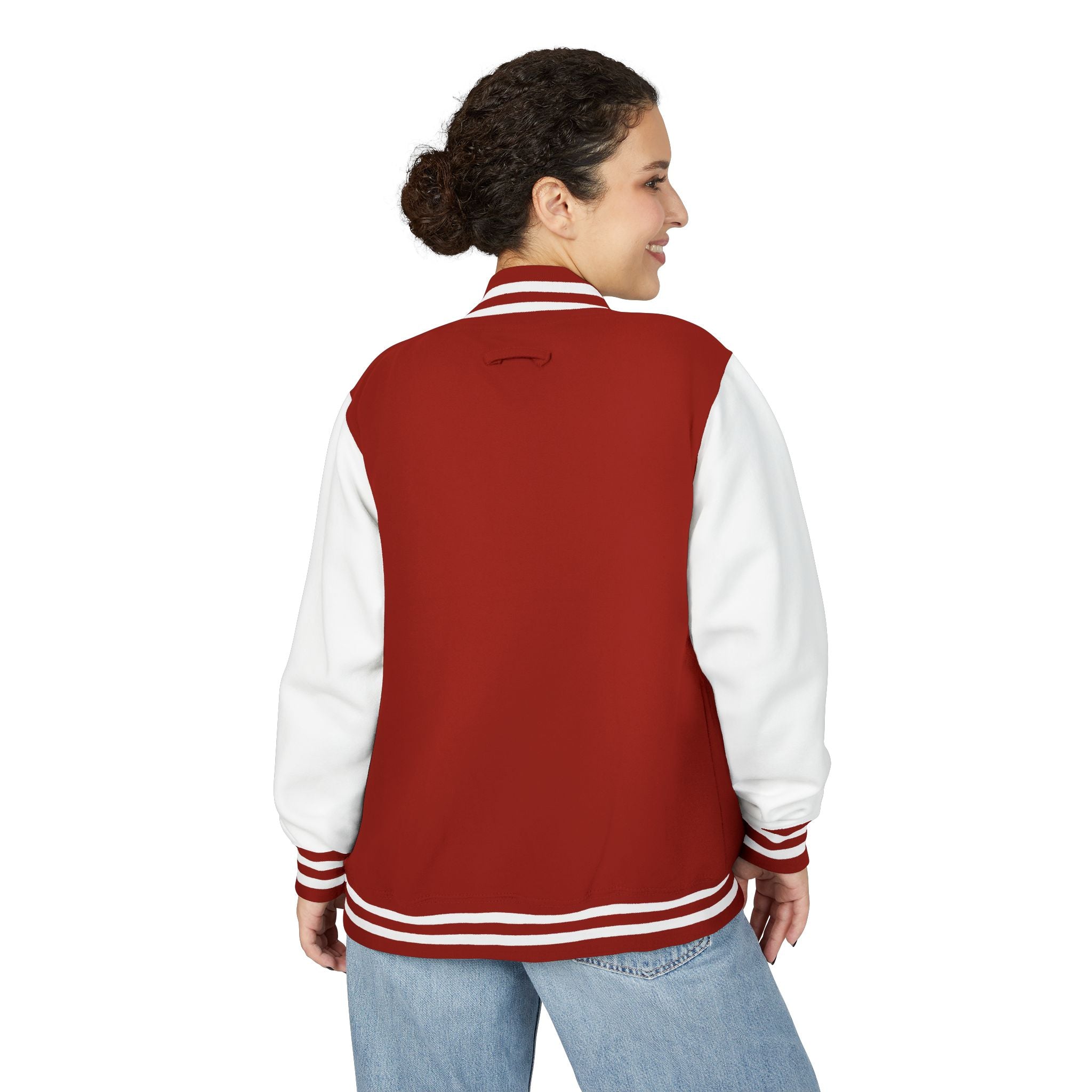 Multi Color Unisex Heavyweight Letterman Jacket - Classic Athletic Style with 315 Detail
