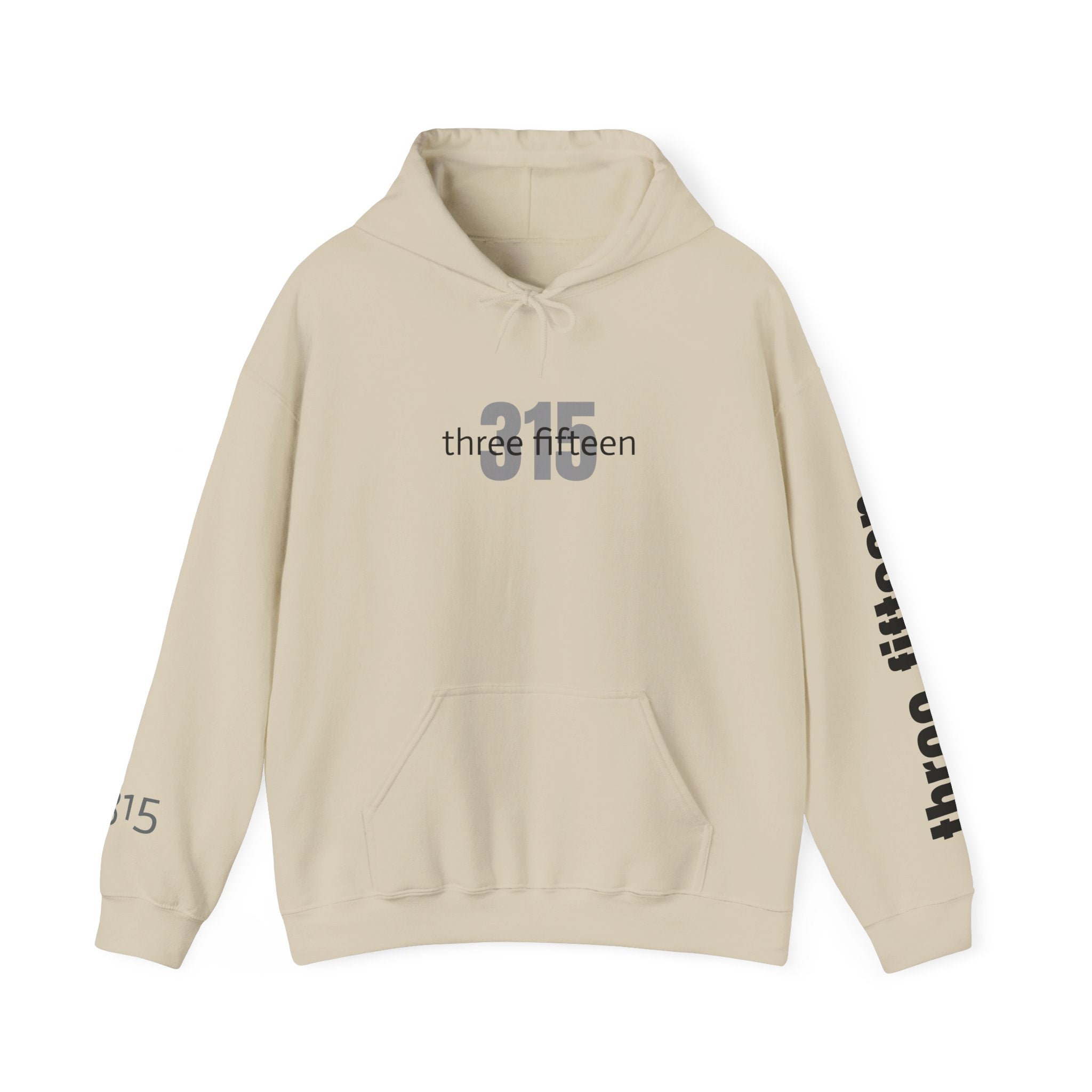 16 - Multi Color Printed Bold 315 Three Fifteen Inspirational Quote Hoodie - This Isn't The End Of My Story