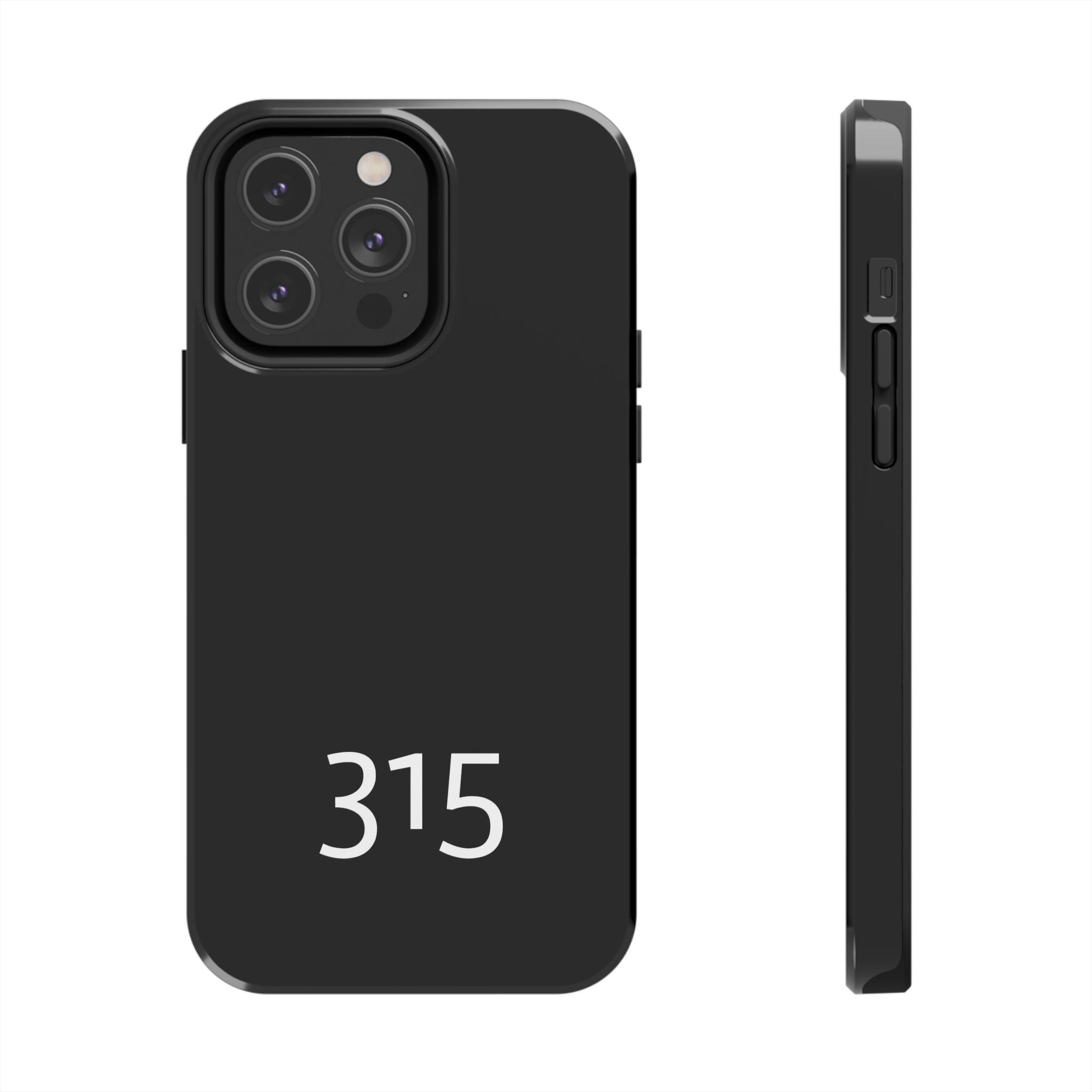 36 - Phone case 315 Tough Phone Case — Motivational Black Protective Cover