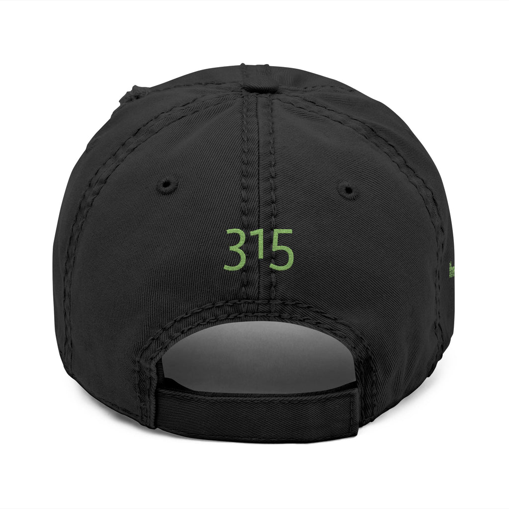 3 - Hat Distressed Embroidered TF Three Fifteen Dad Hat - Casual Chic Accessory
