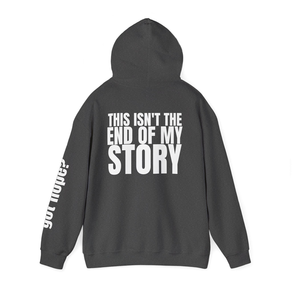 Multi Colors "This Isn't the End of My Story" Inspirational Quote Hoodie - This Isn't The End Of My Story