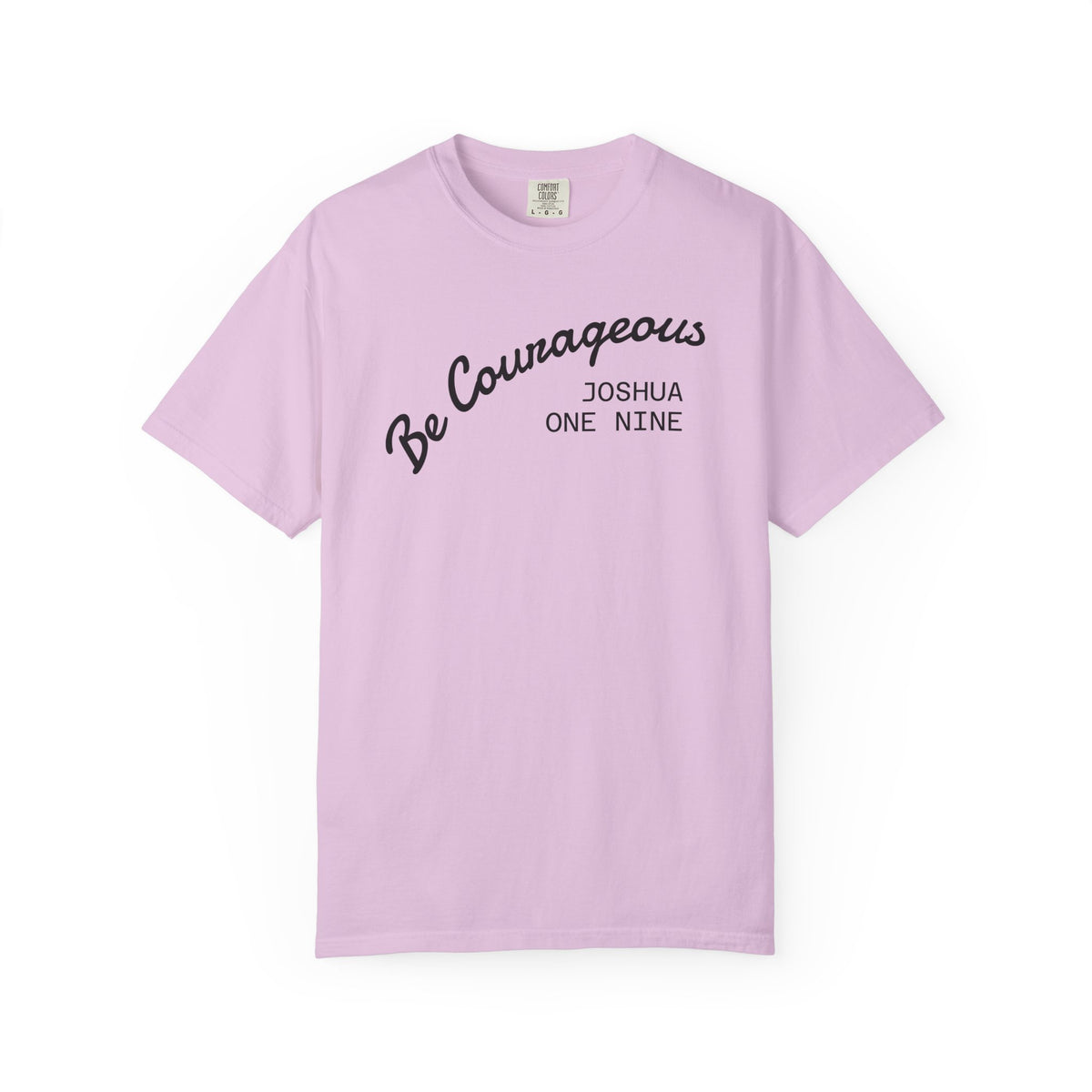 01 - Courageous Joshua One Nine Multi Colors Graphic T-Shirt