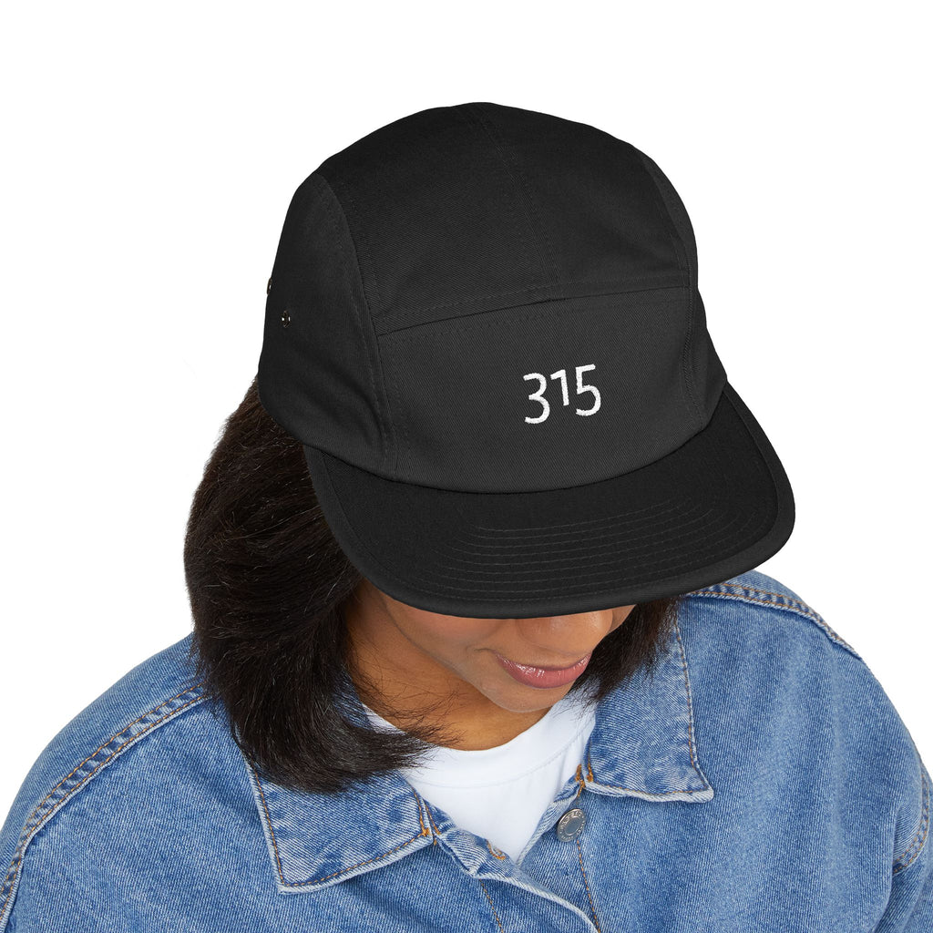 Embroidered 5 Panel Cap - Casual Streetwear with Unique Design (315)