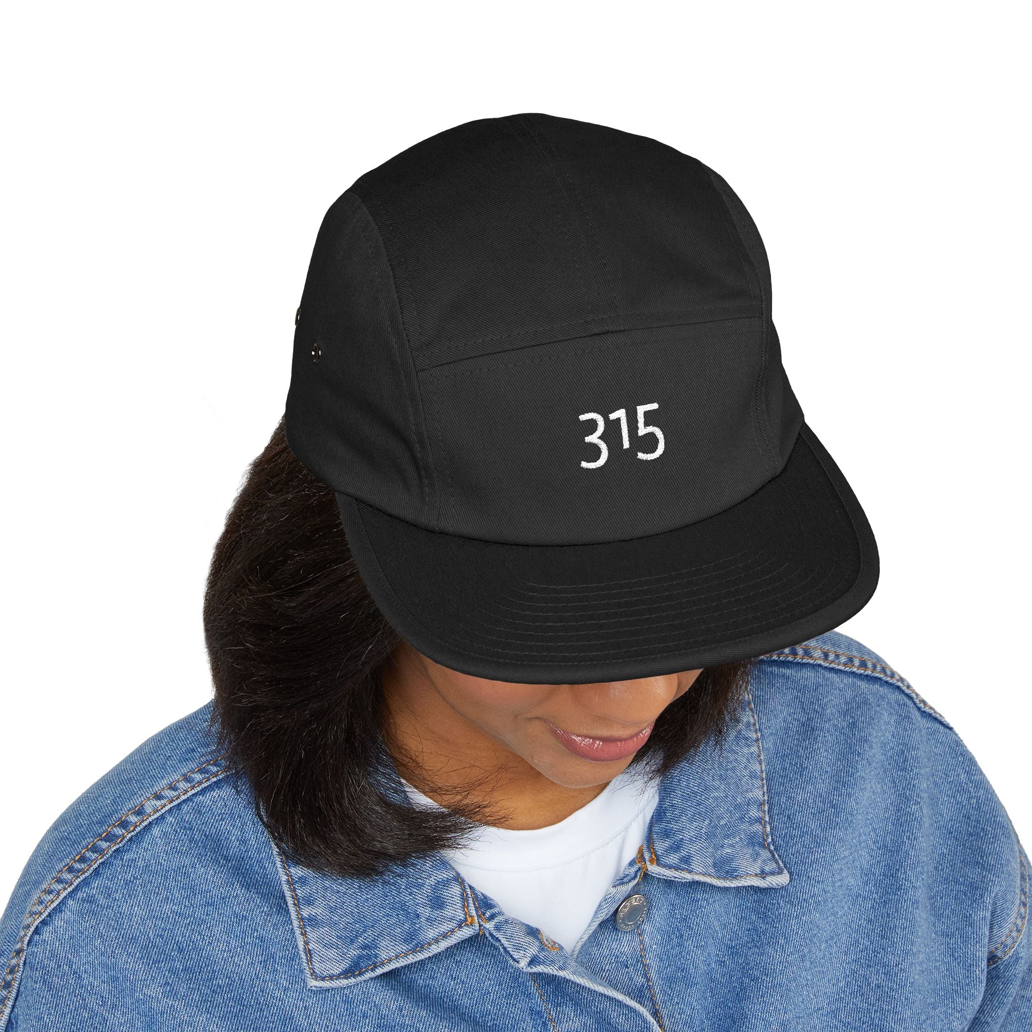 Embroidered 5 Panel Cap - Casual Streetwear with Unique Design (315)