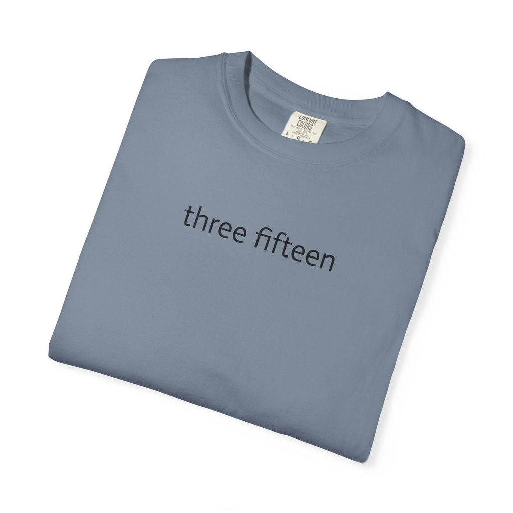 1 - Multi Colors Three Fifteen Basic Graphic T-Shirt