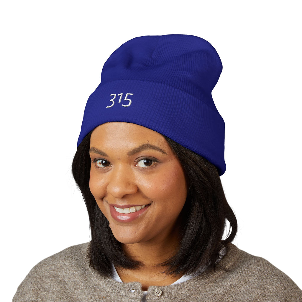 Embroidered Classic Cuffed Beanie - Stylish Warmth for Every Occasion