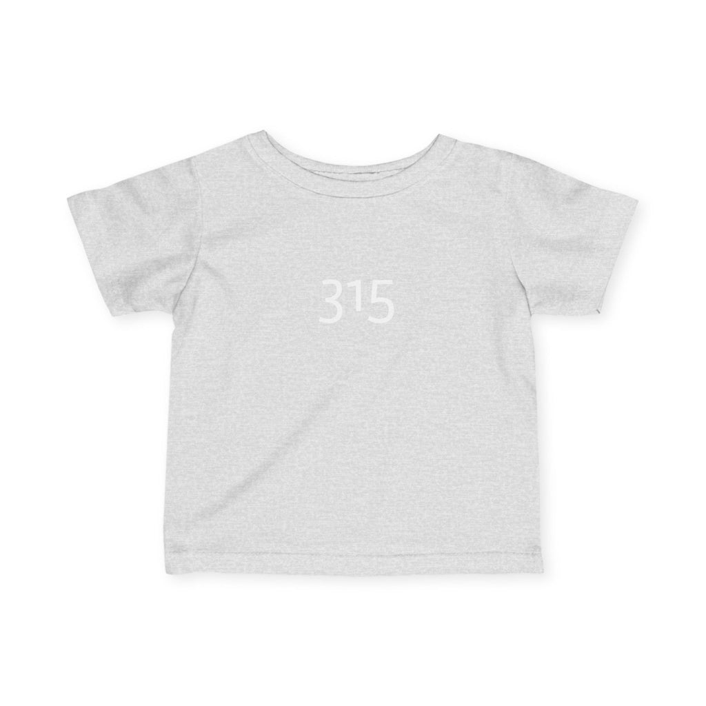 Minimalist Infant Fine Jersey Tee with Number 315