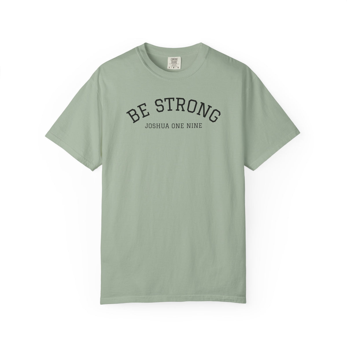 01 - Multi Colors  “Be Strong Joshua One Nine” Plain Back Store Graphic T-Shirt