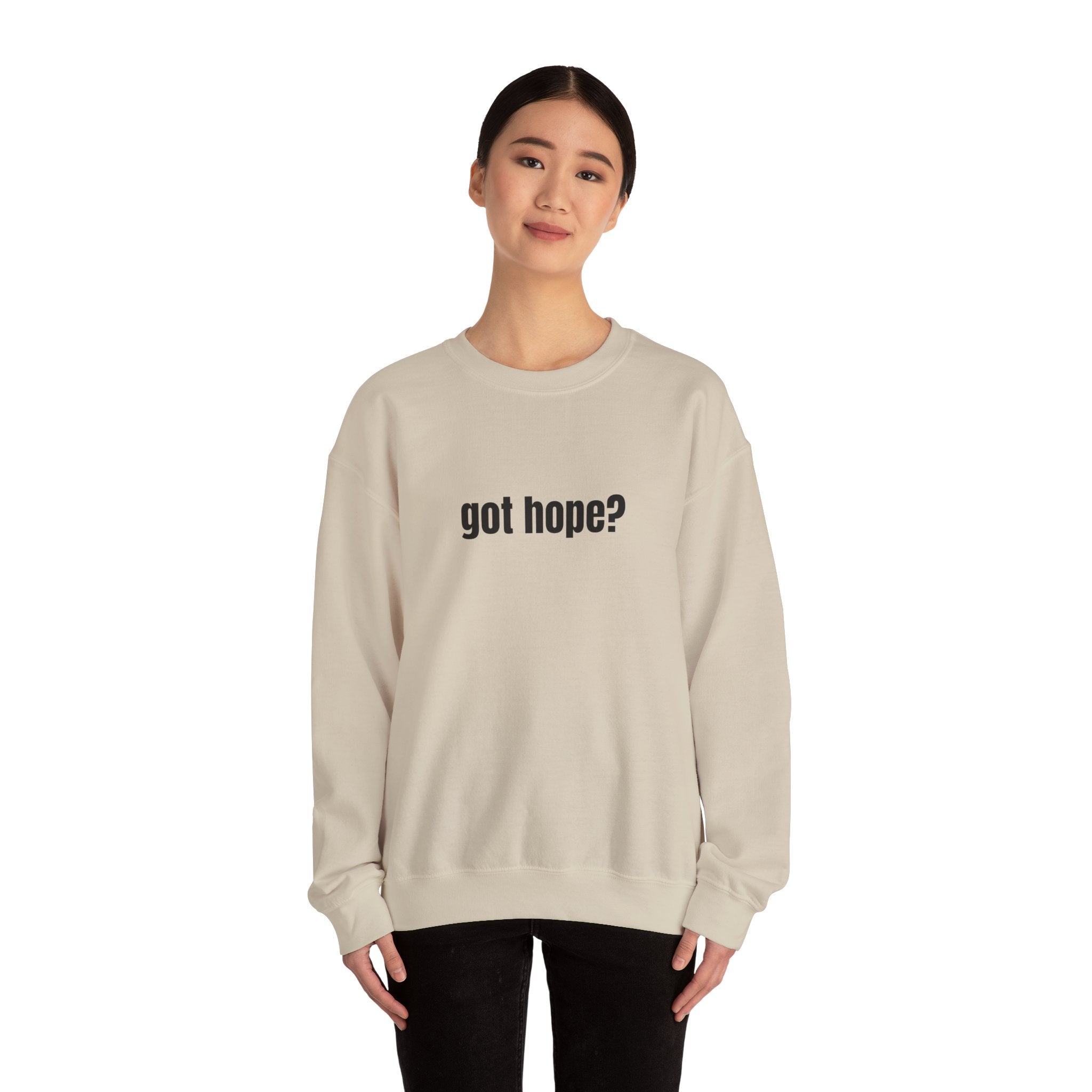 Multi Colors "This Isn't the End of My Story" Inspirational Crewneck Sweatshirt - "Got Hope?" & "This Isn't The End of My Story"