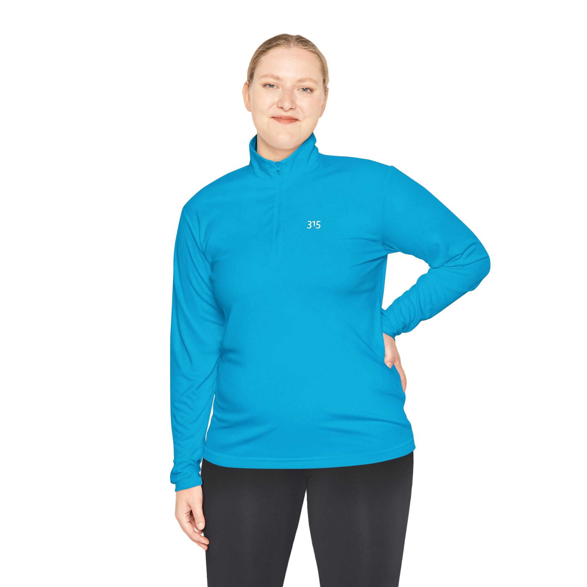 Multi Color Unisex Quarter-Zip Pullover with 315 Design – Stylish Comfort for Every Occasion