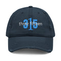 3 - Hat Distressed Embroidered Oversized 1 Dad Hat - Casual Chic Accessory