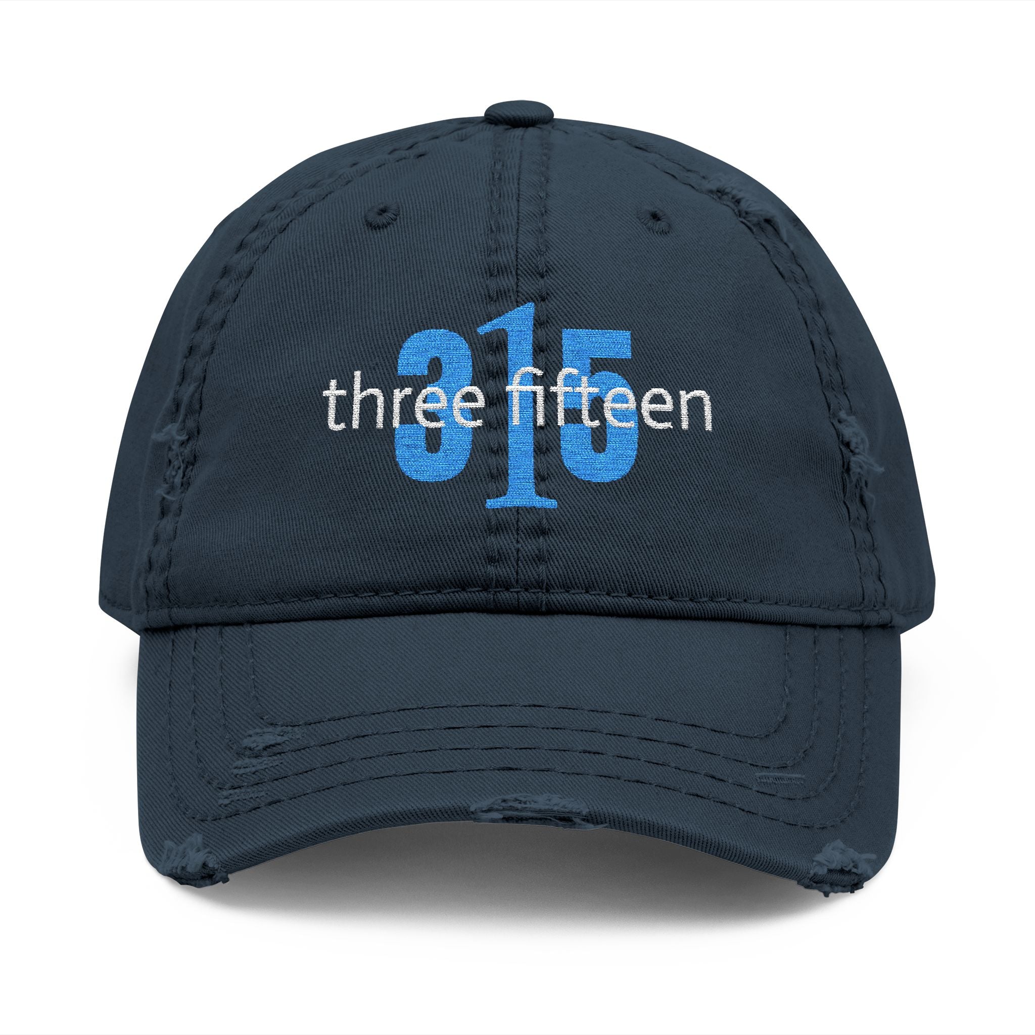 3 - Hat Distressed Embroidered Oversized 1 Dad Hat - Casual Chic Accessory